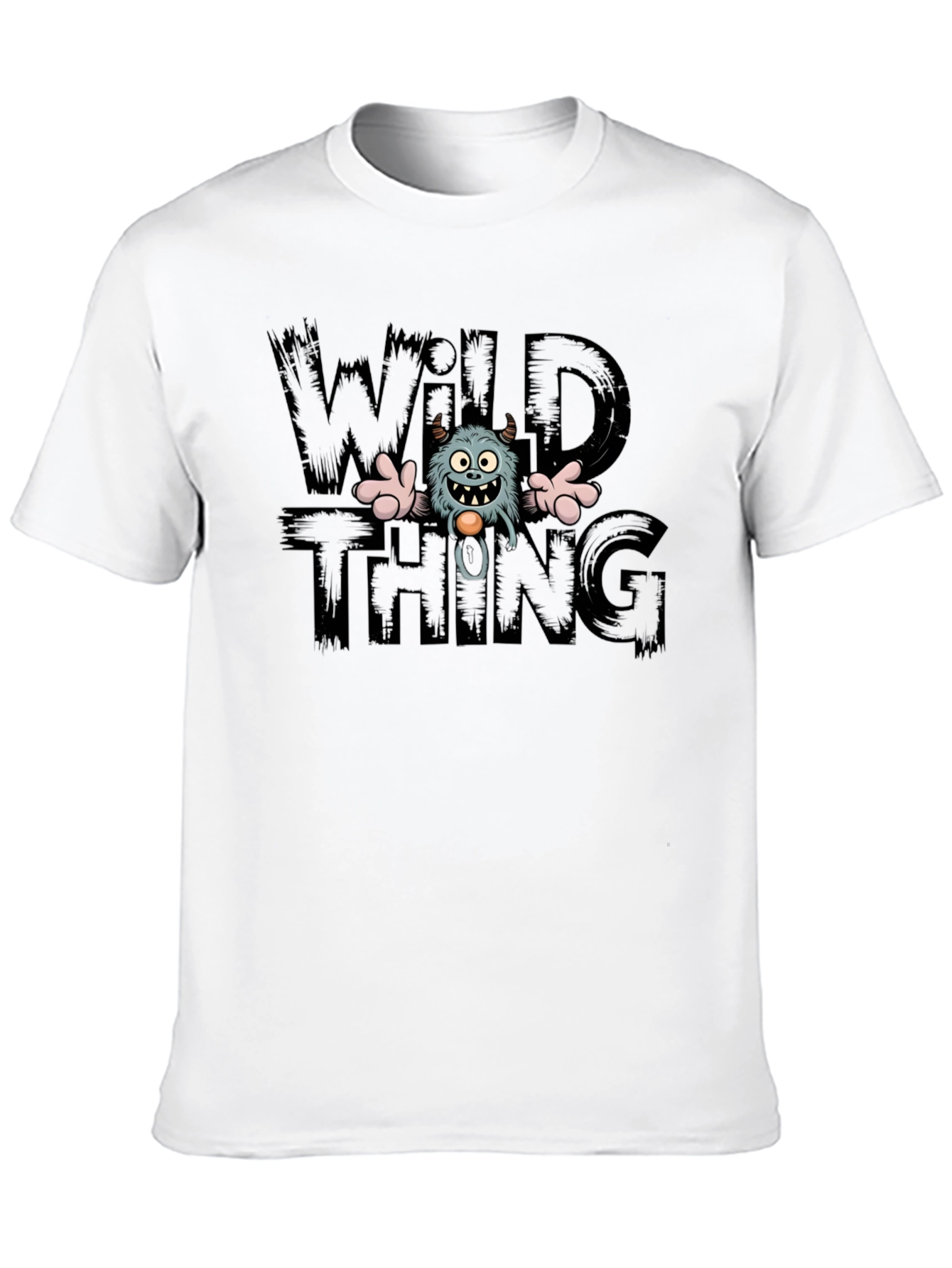 Wild Thing Monster Graphic Tee - Cotton Blend