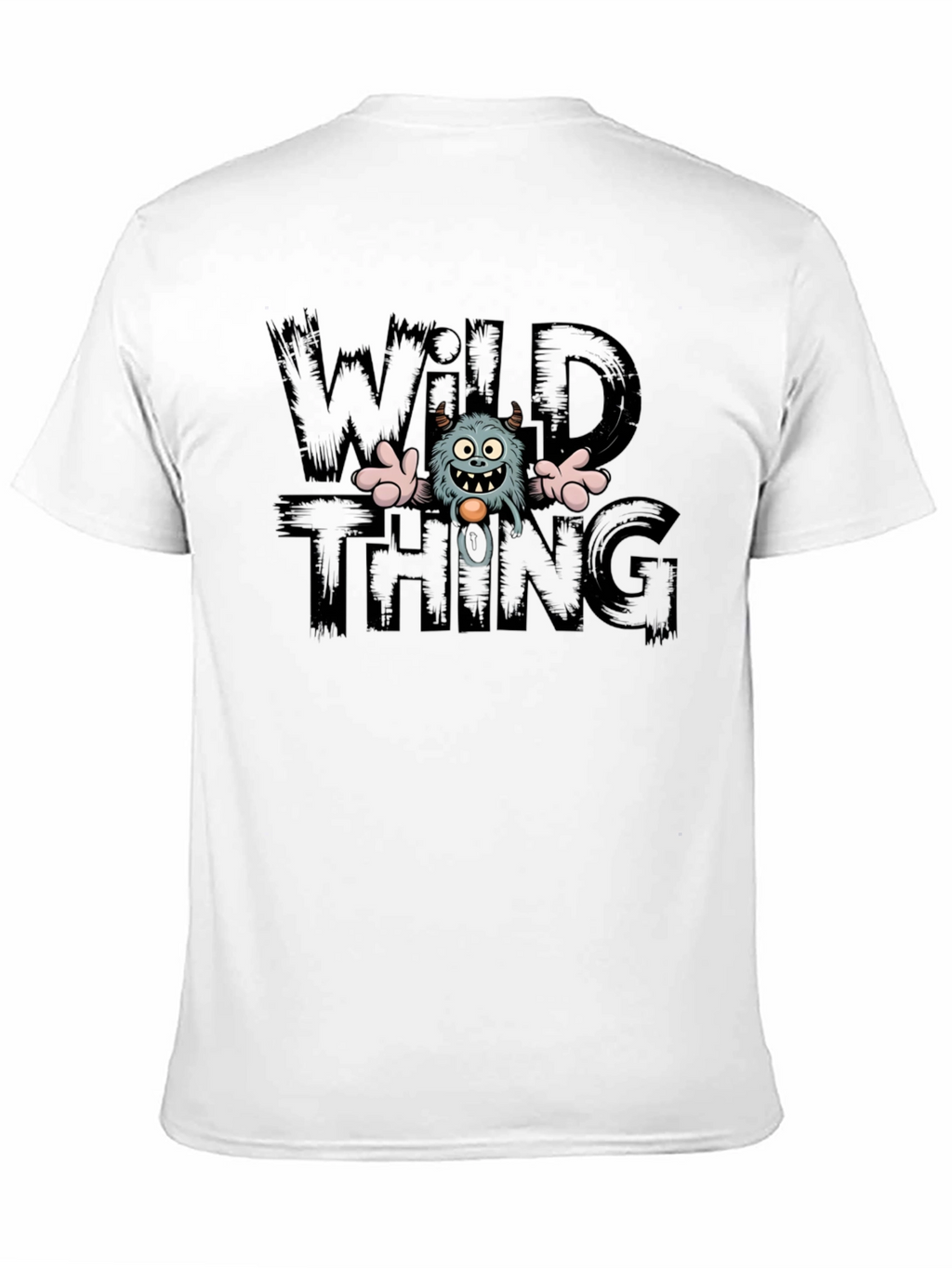 Wild Thing Monster Graphic Tee - Cotton Blend