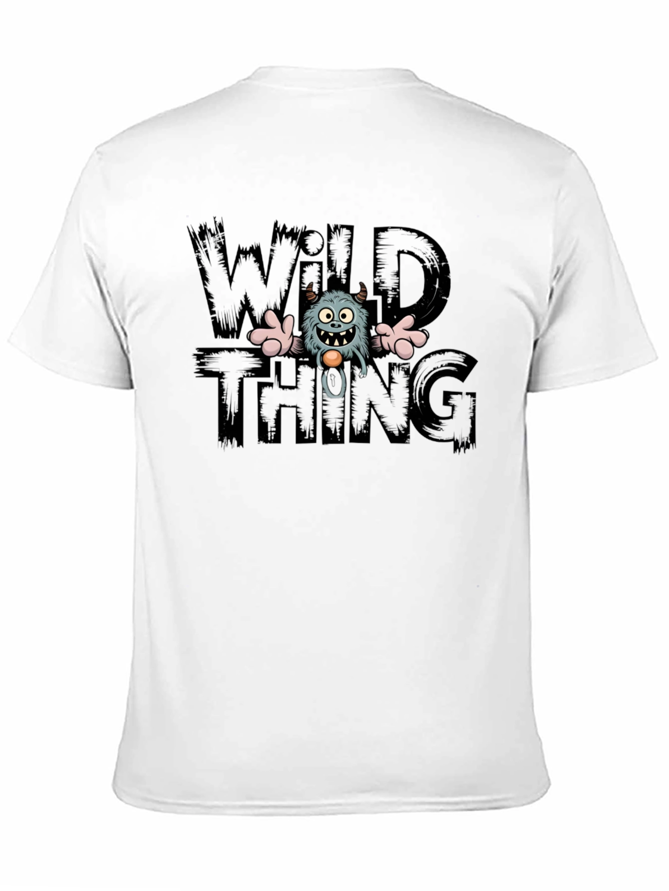 Wild Thing Monster Graphic Tee - Cotton Blend