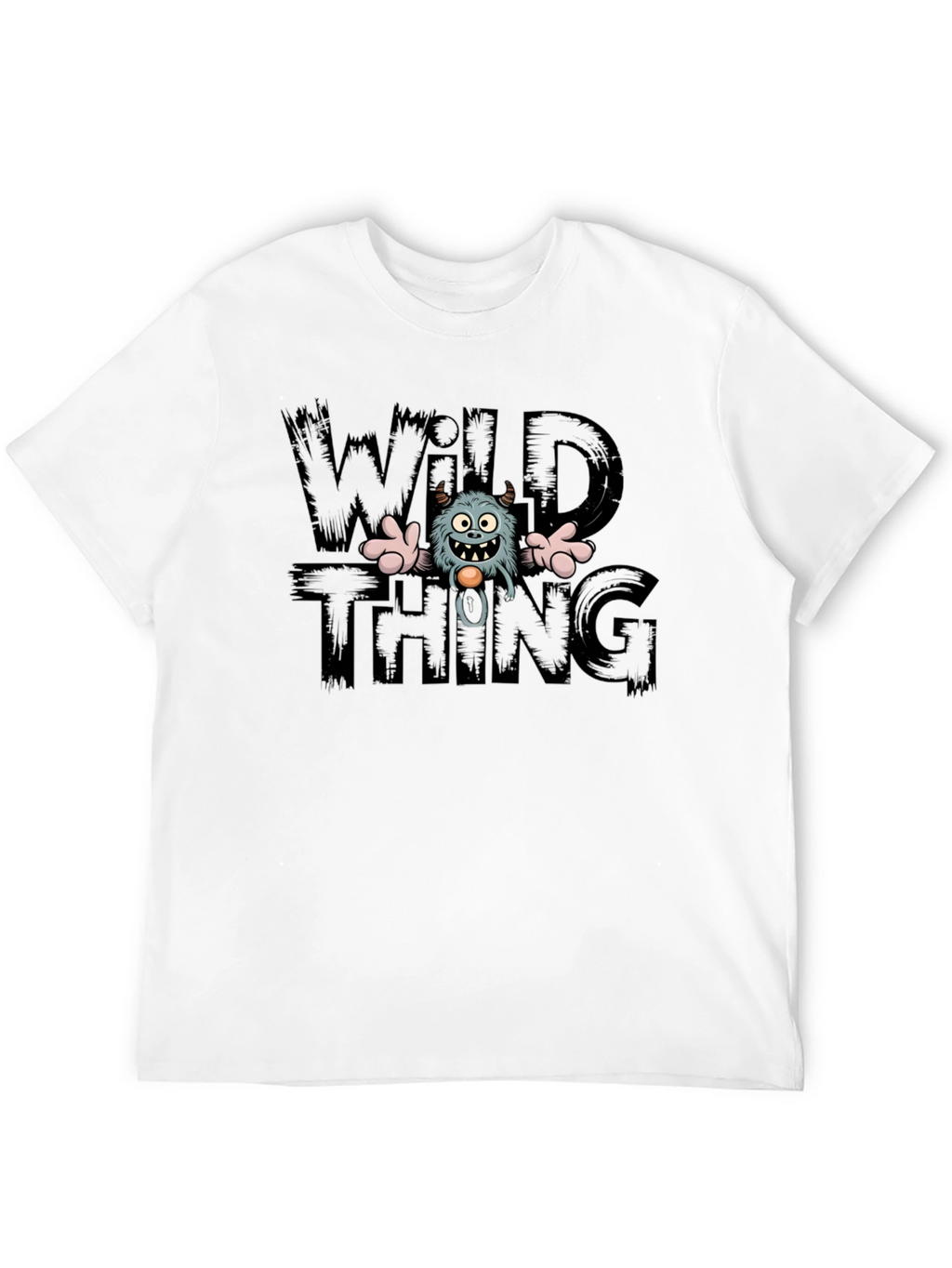 Wild Thing Monster Graphic Tee - Cotton Blend