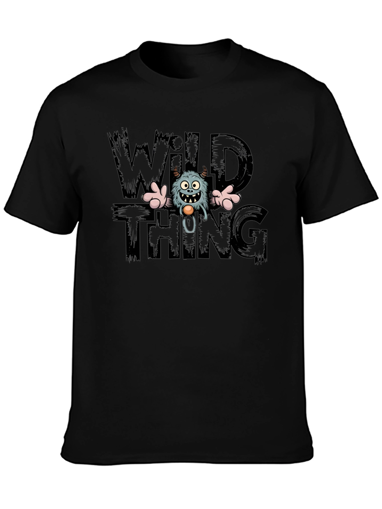 Wild Thing Monster Graphic Tee - Cotton Blend