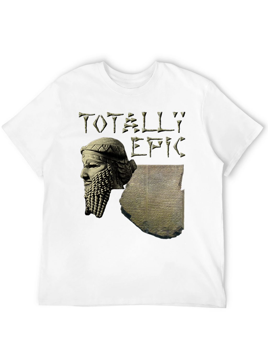 Totally Epic Gilgamesh T-Shirt - Black Cotton Tee