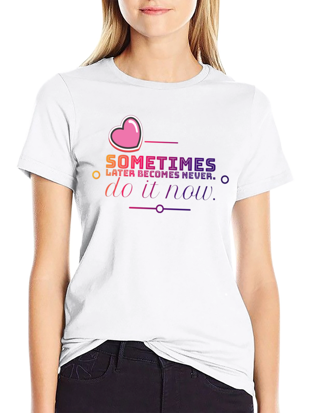 Inspirational Do It Now Graphic Tee