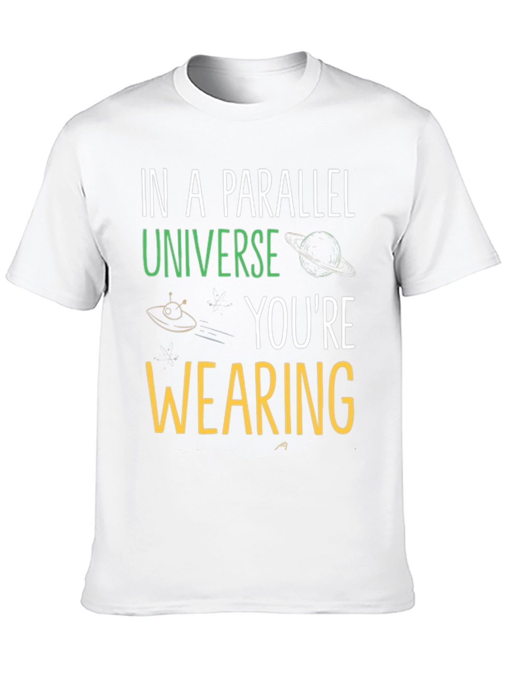 Parallel Universe Graphic T-Shirt - Novelty Space Tee