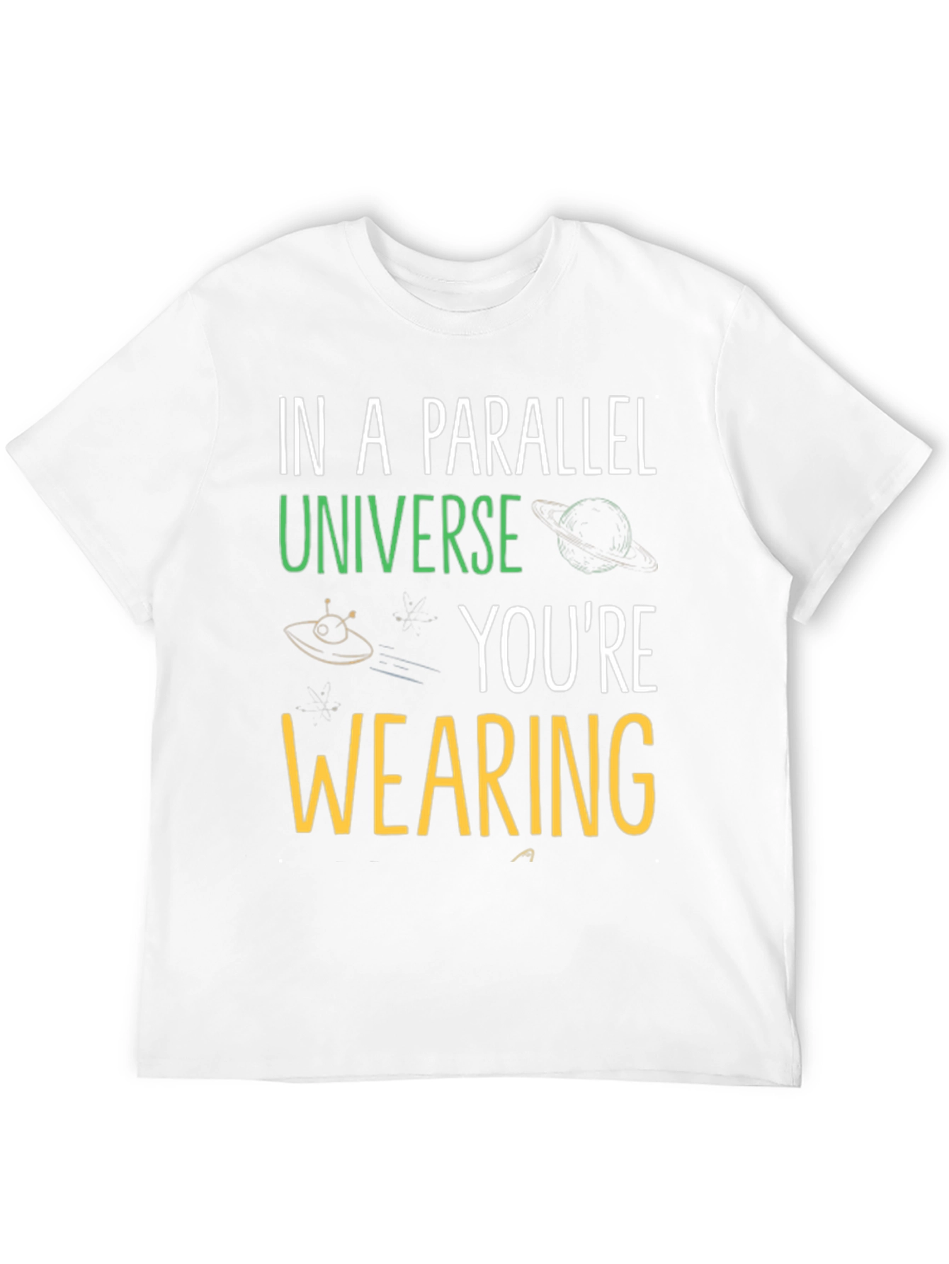 Parallel Universe Graphic T-Shirt - Novelty Space Tee