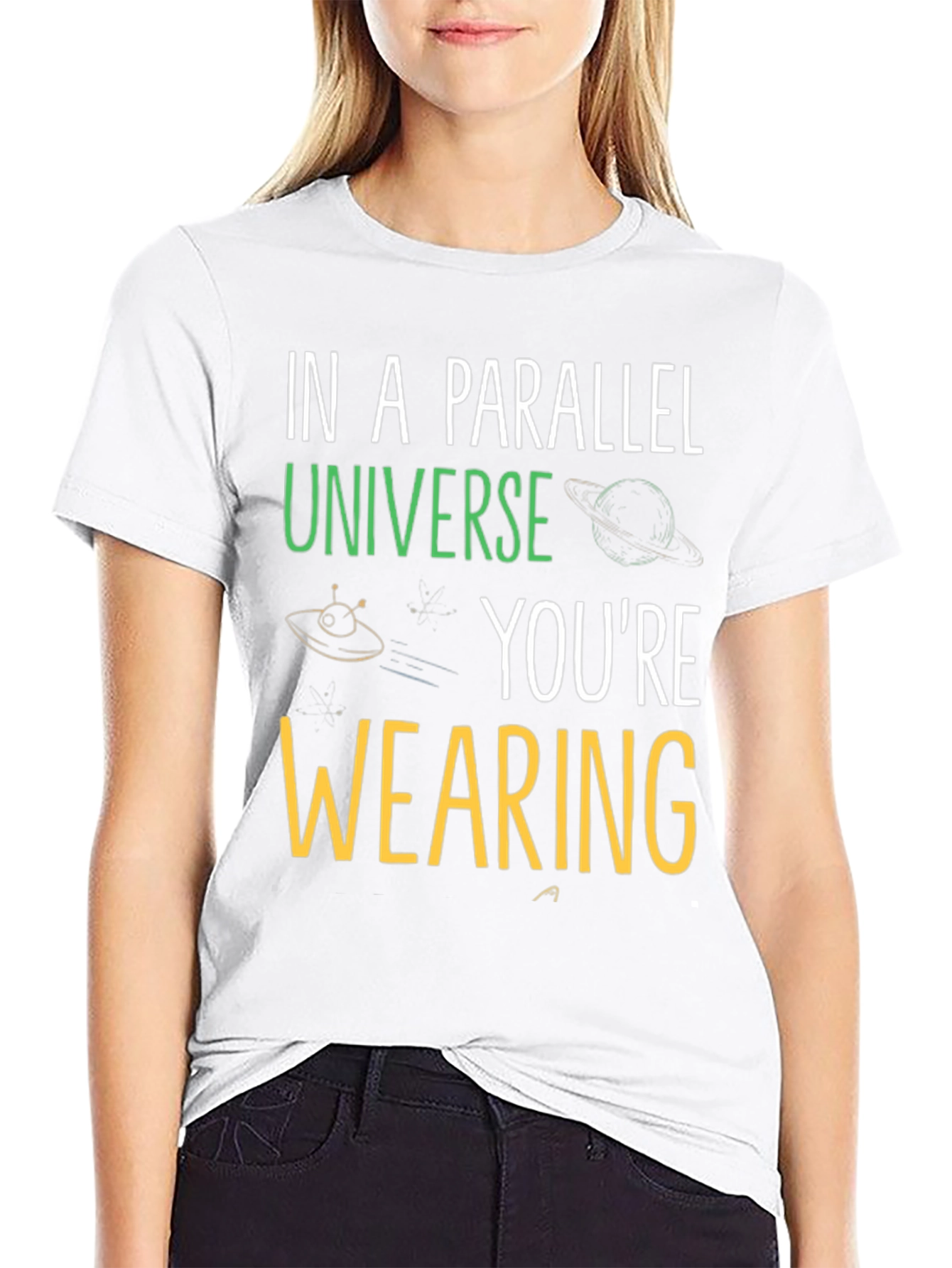 Parallel Universe Graphic T-Shirt - Novelty Space Tee