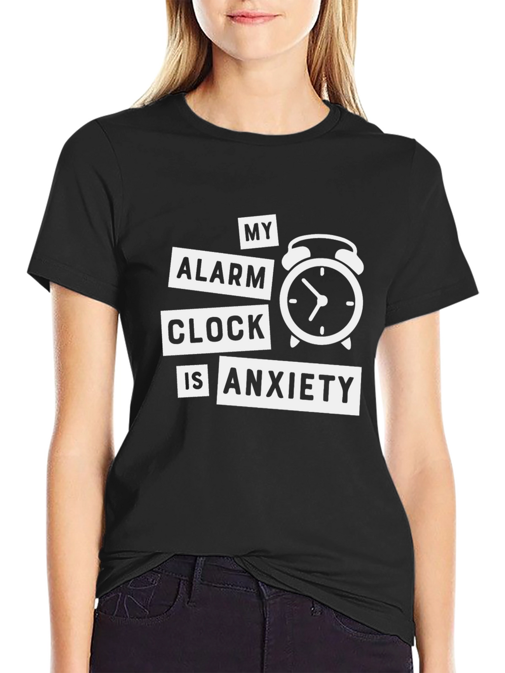 My Alarm Clock Is Anxiety Graphic T-Shirt