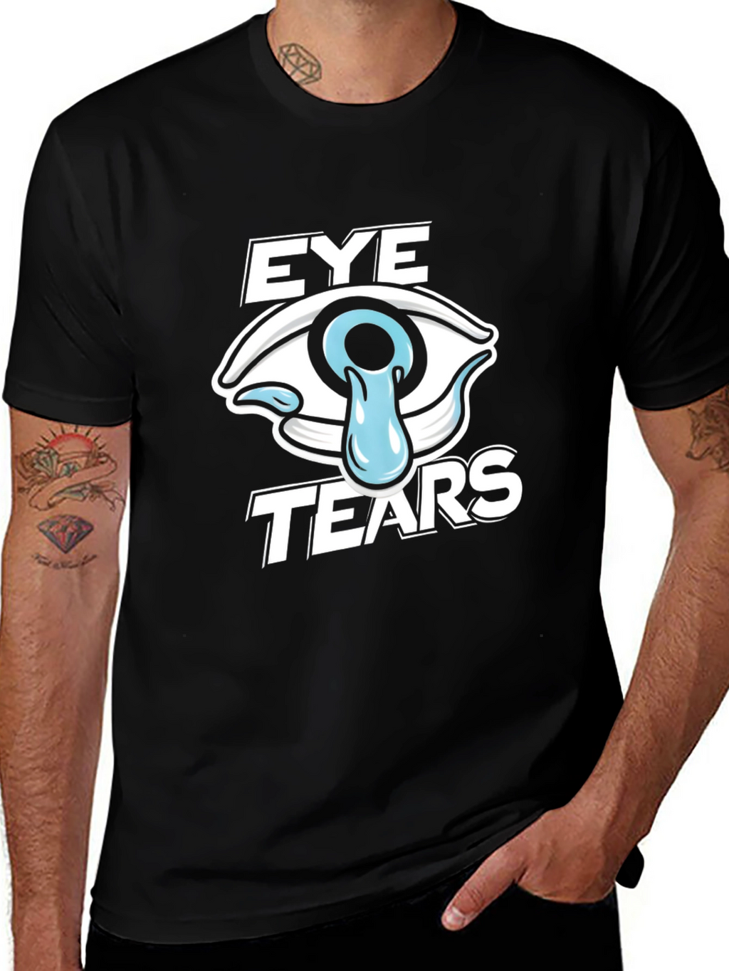 Eye Tears Graphic T-Shirt - Funny Pun Tee
