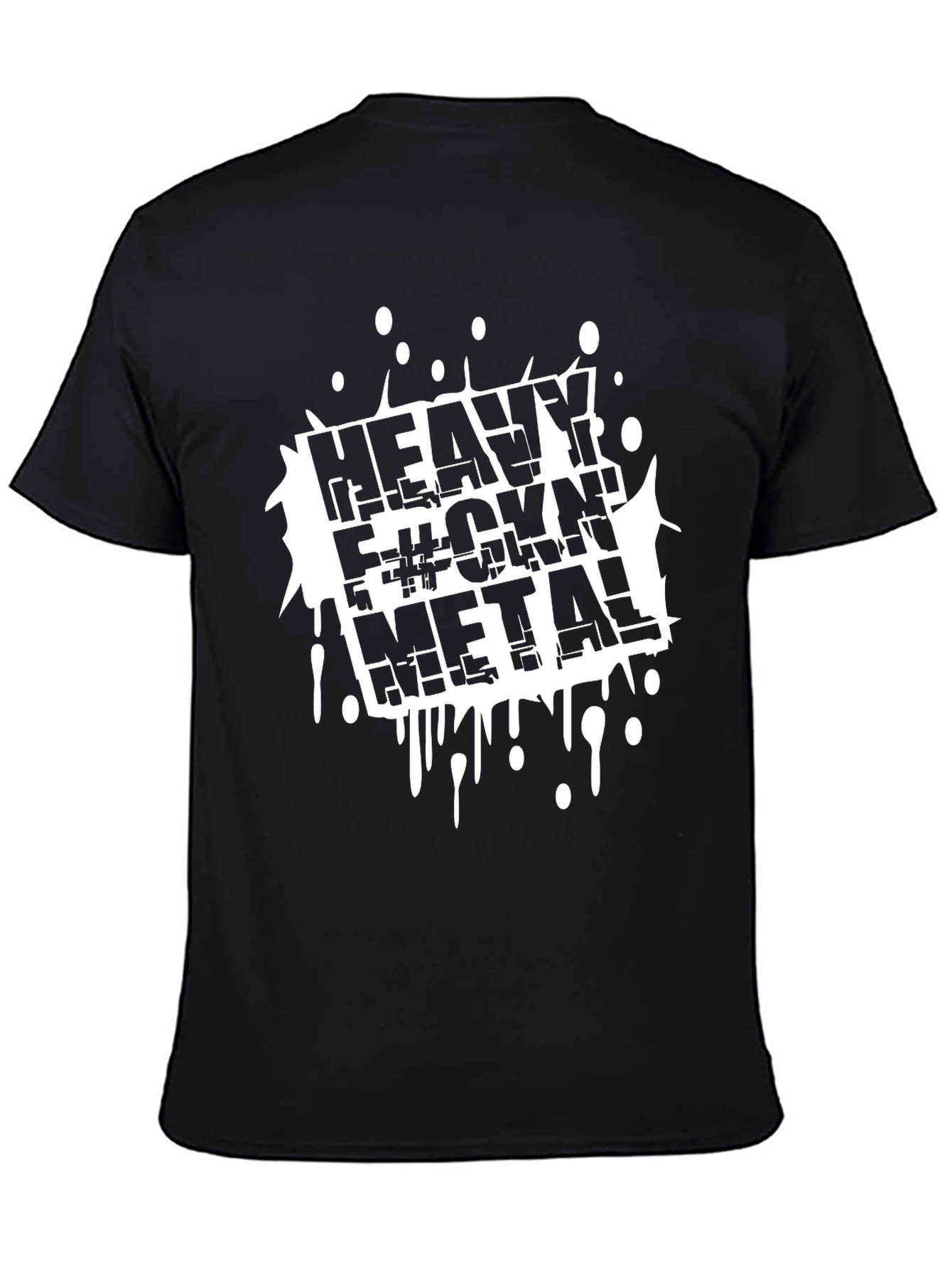 Heavy F#ckin Metal Black T-Shirt