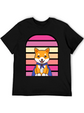 Retro Doge T-Shirt - Cool Comic Style Tee