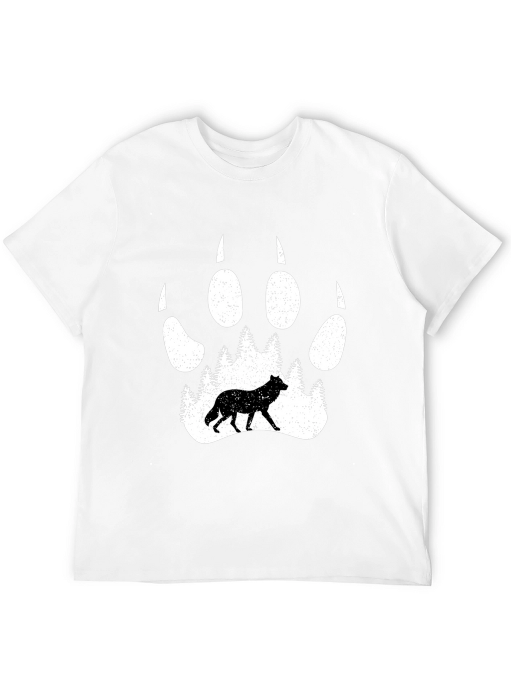 Wolf Paw Print Graphic Tee