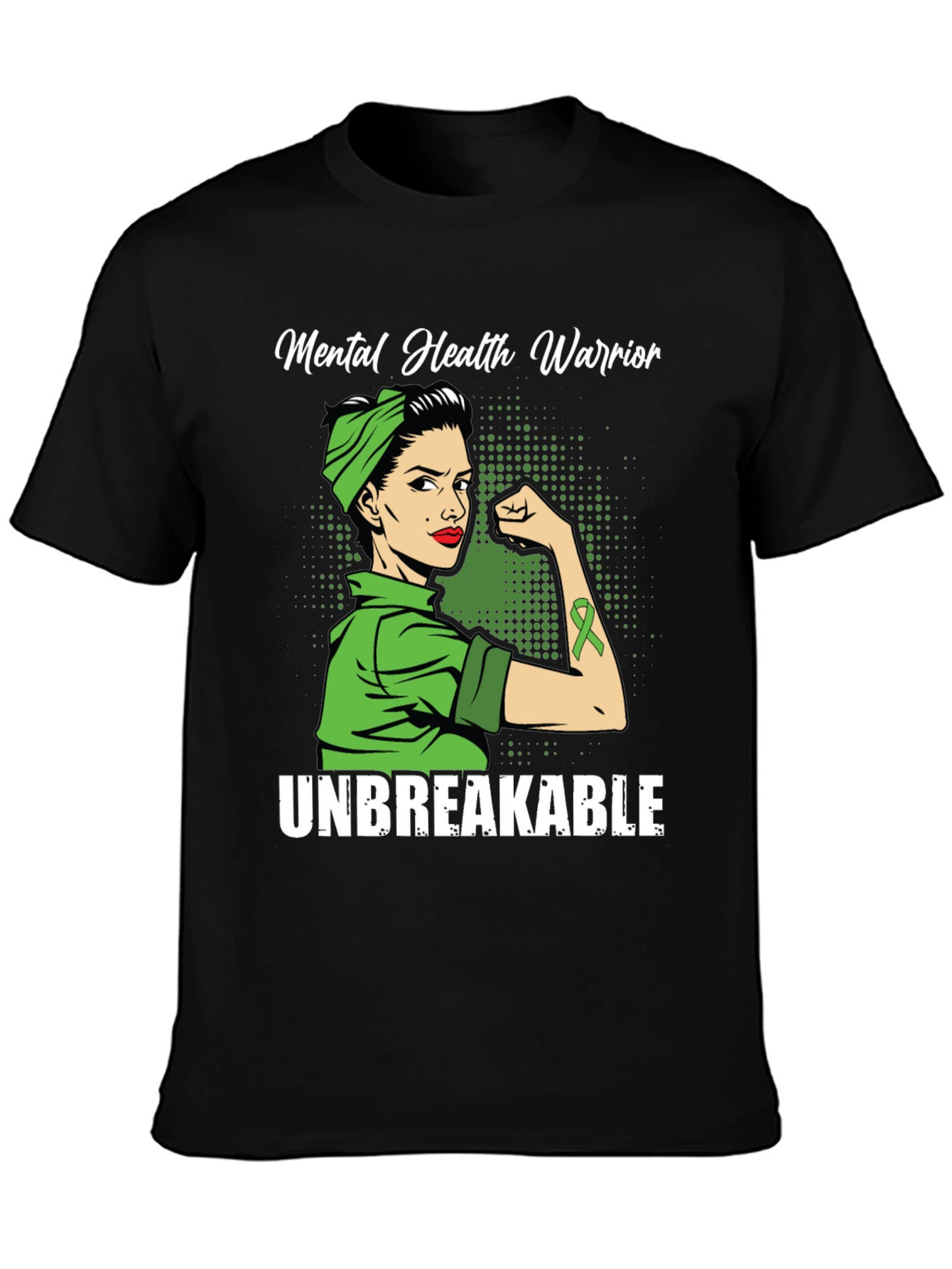 Mental Health Warrior T-Shirt - Unbreakable Graphic Tee