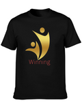 Winning Graphic Tee - Gold on Black