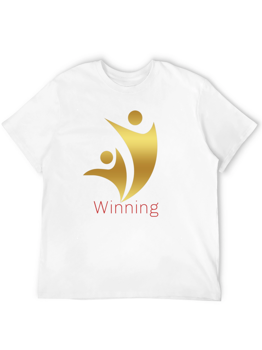 Winning Graphic Tee - Gold on Black