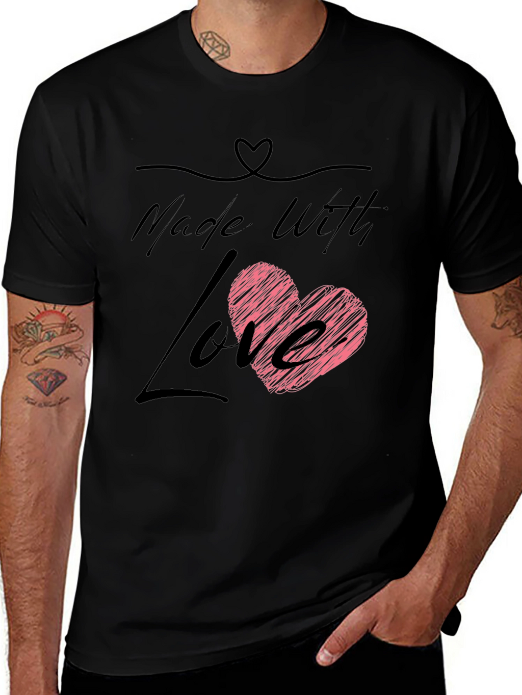 Made With Love Graphic T-Shirt