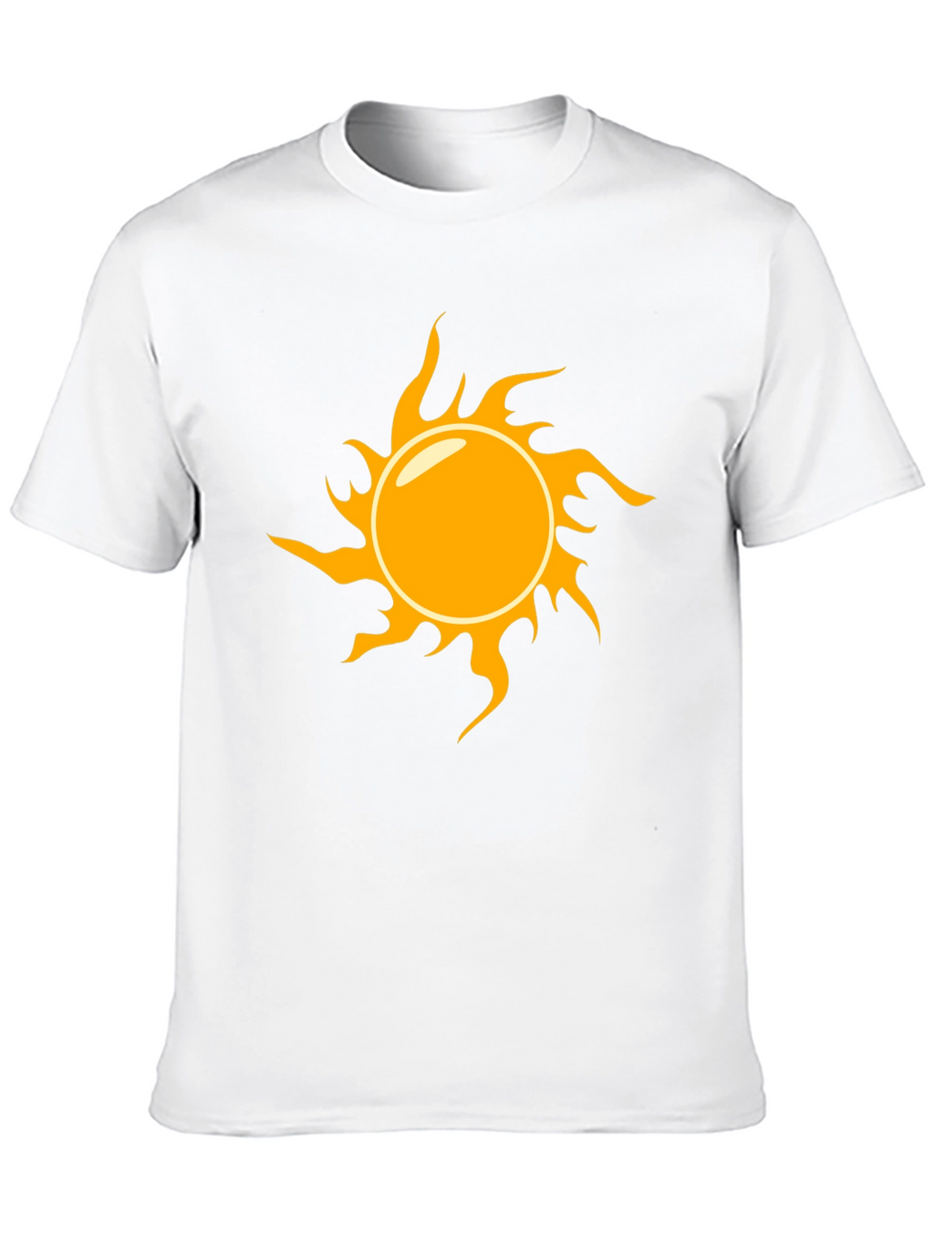 Sun Graphic Black T-Shirt - Stylish & Casual