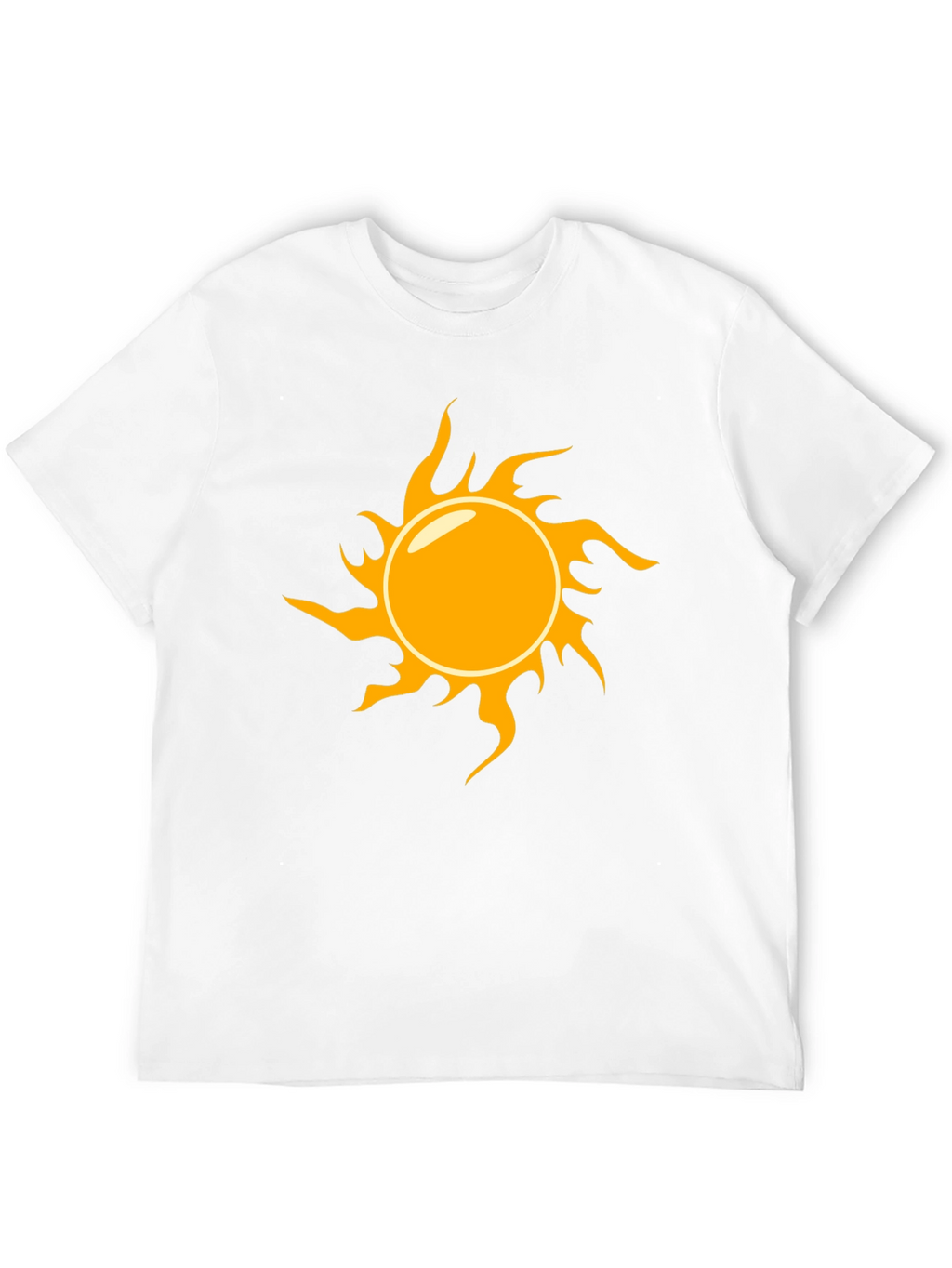 Sun Graphic Black T-Shirt - Stylish & Casual