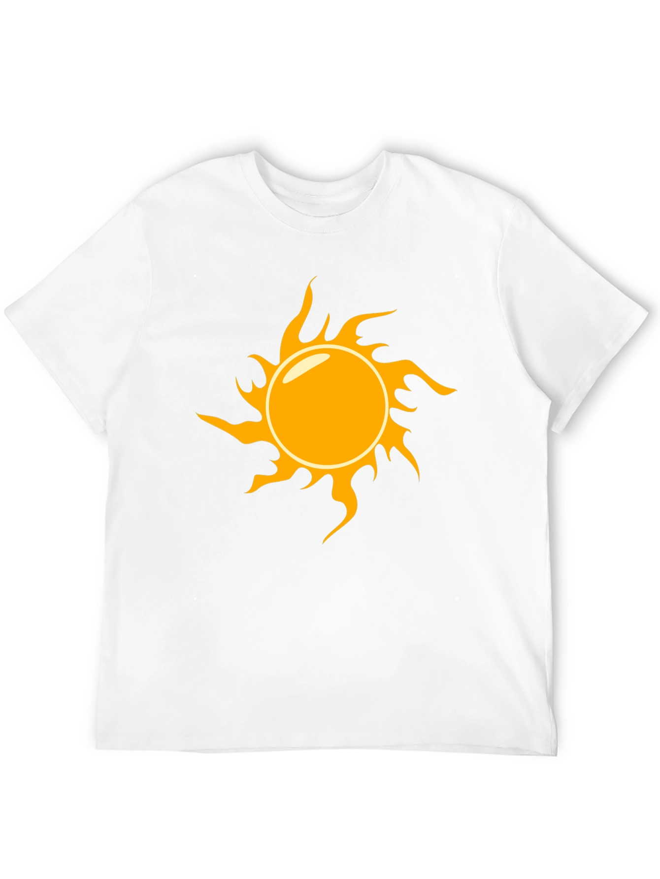Sun Graphic Black T-Shirt - Stylish & Casual