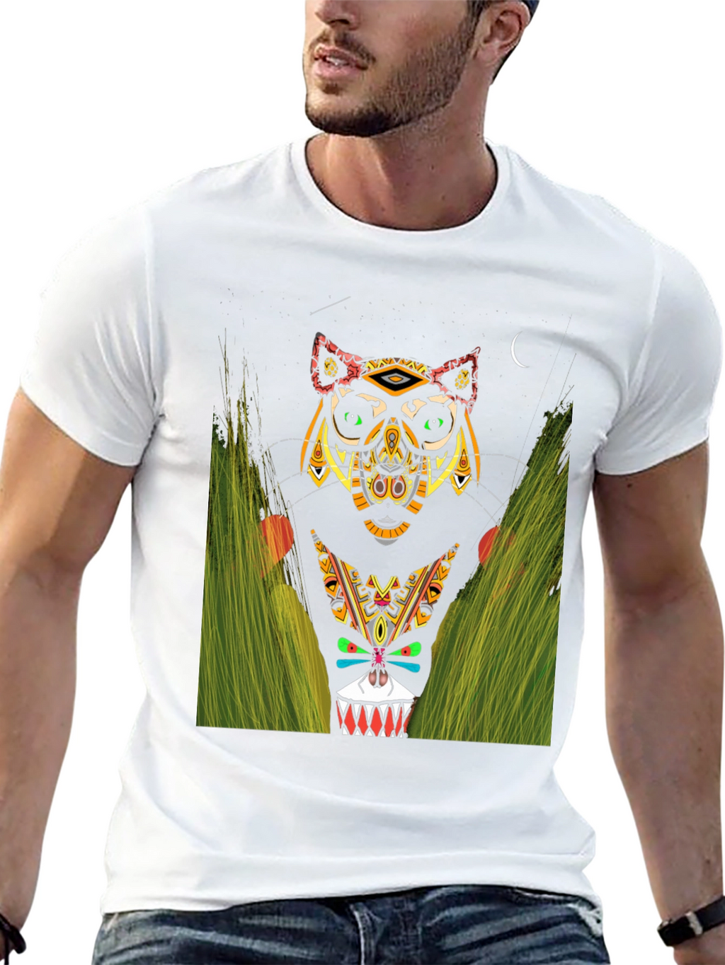 Tribal Totem Animal Graphic Tee
