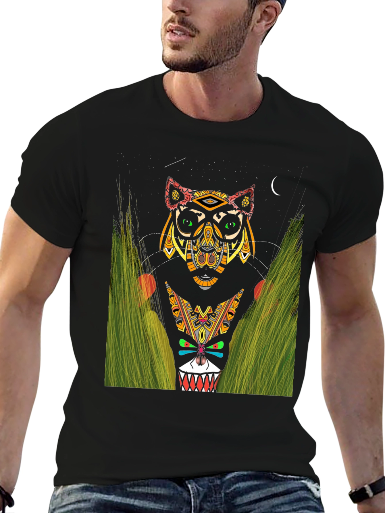Tribal Totem Animal Graphic Tee
