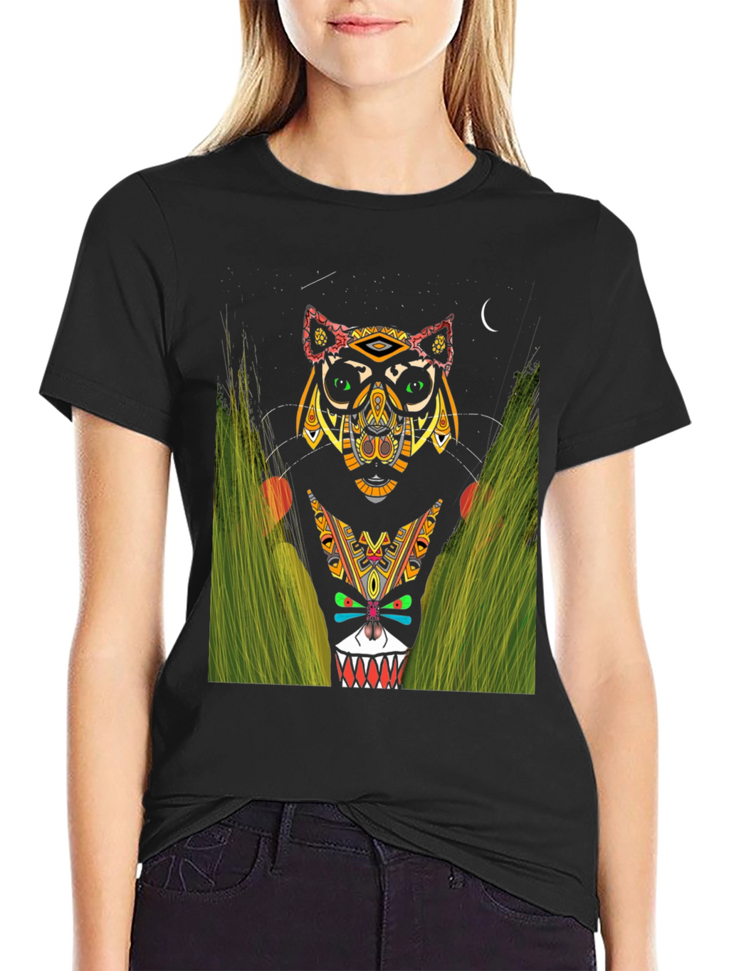 Tribal Totem Animal Graphic Tee