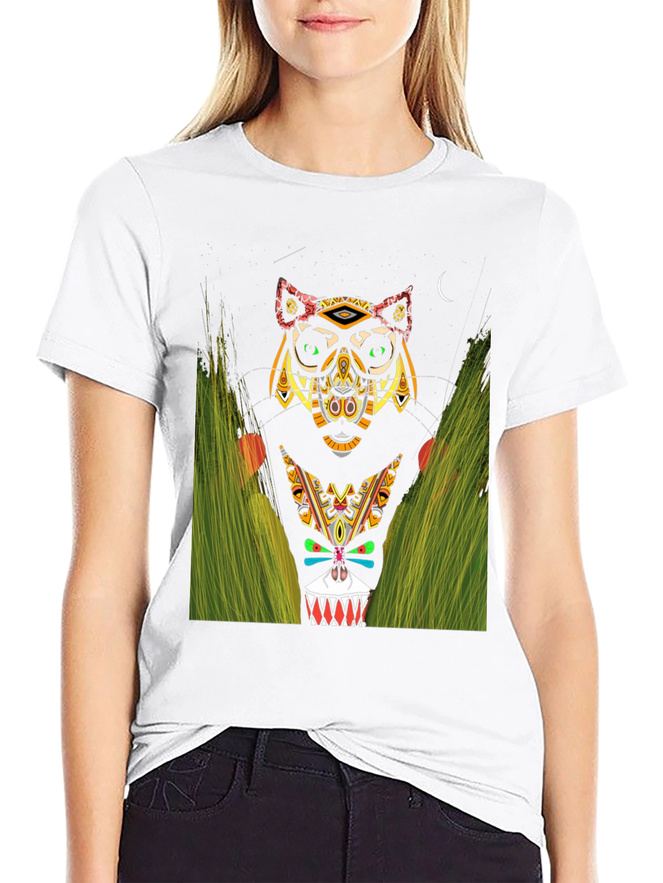 Tribal Totem Animal Graphic Tee