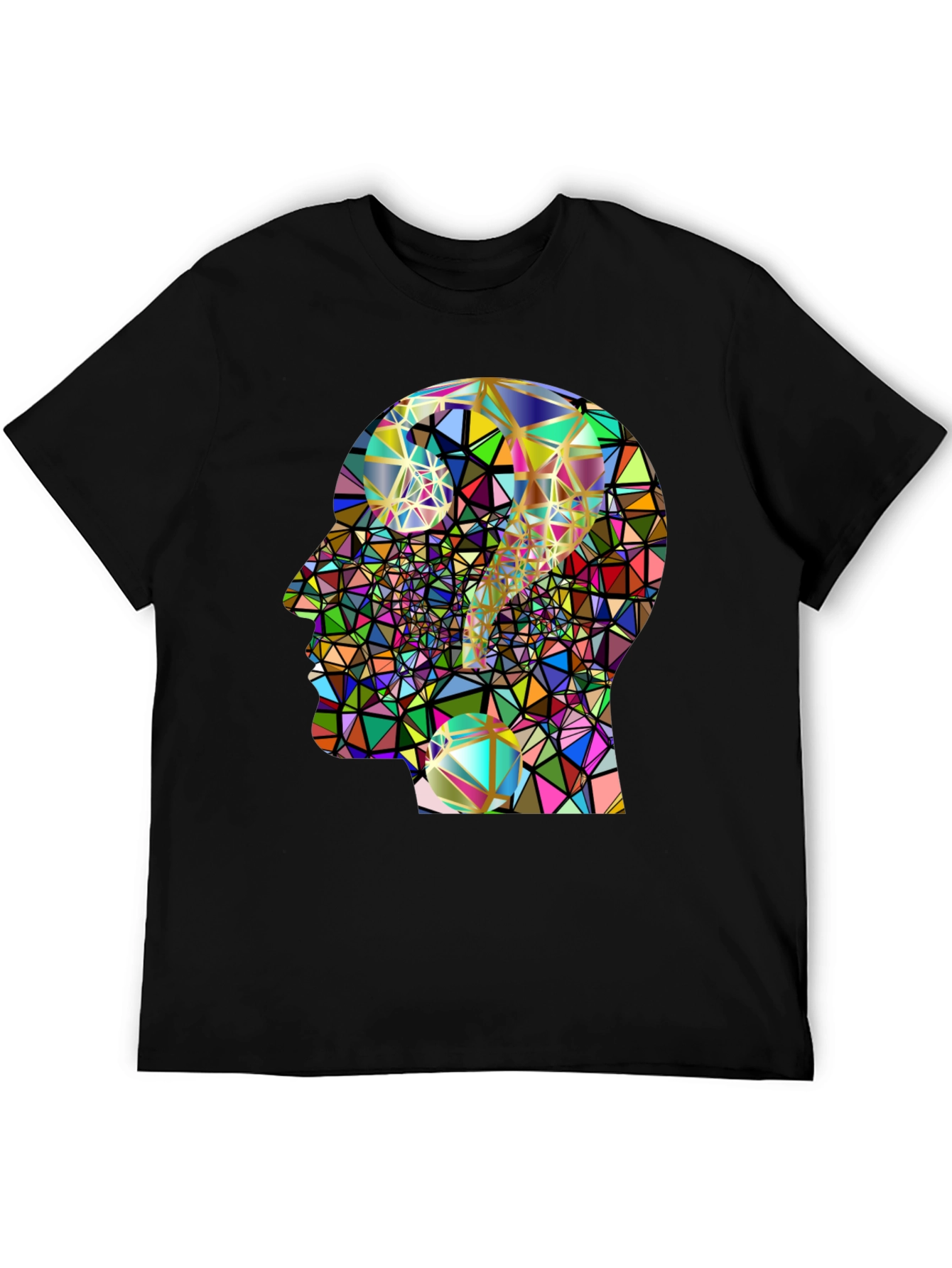 Abstract Mind T-Shirt - Colorful Geometric Design