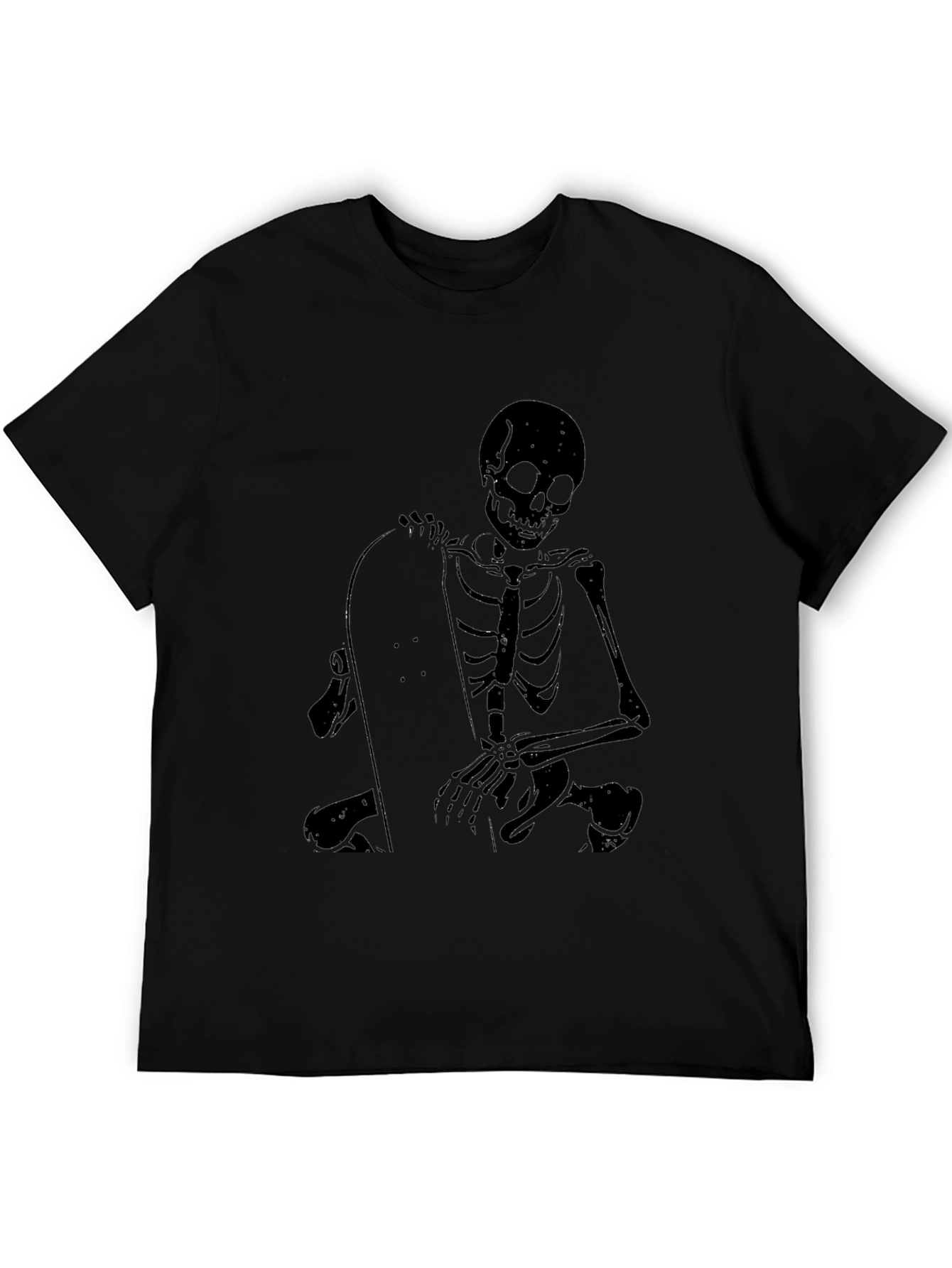 Skeleton Graphic Black T-Shirt