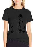 Skeleton Graphic Black T-Shirt