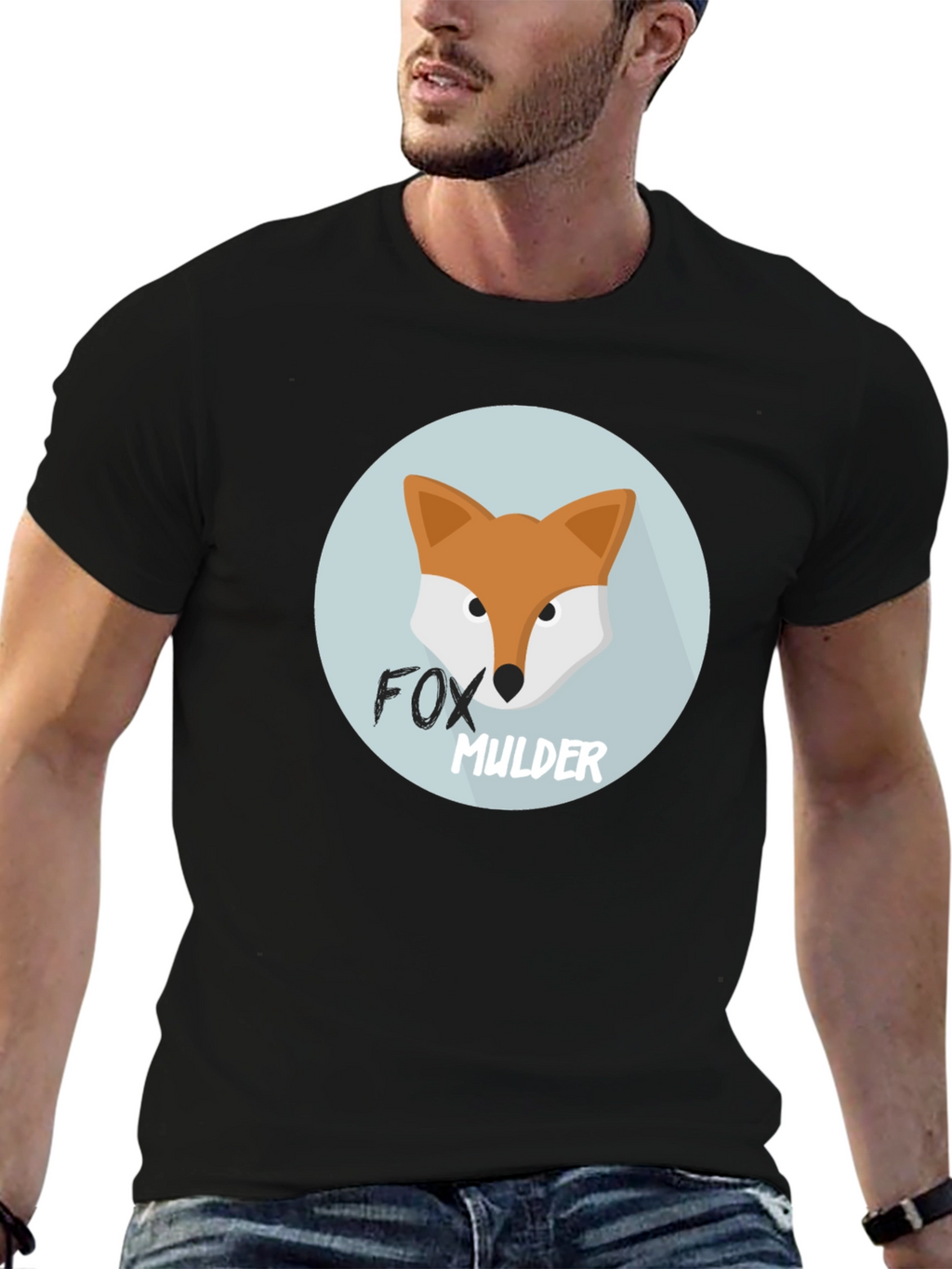 Fox Mulder Graphic Tee - X-Files Inspired Shirt