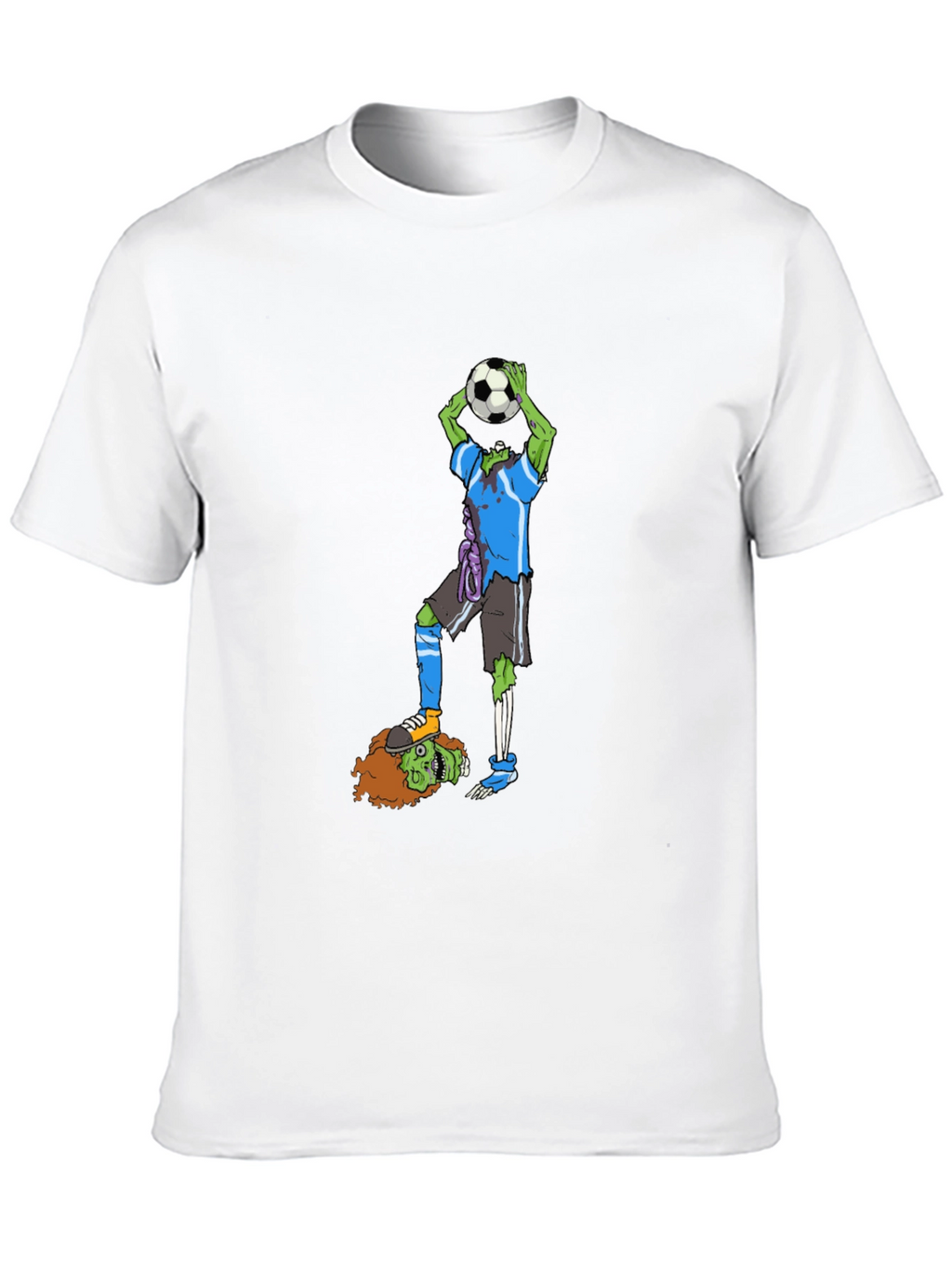 Zombie Soccer T-Shirt - Funny Graphic Tee
