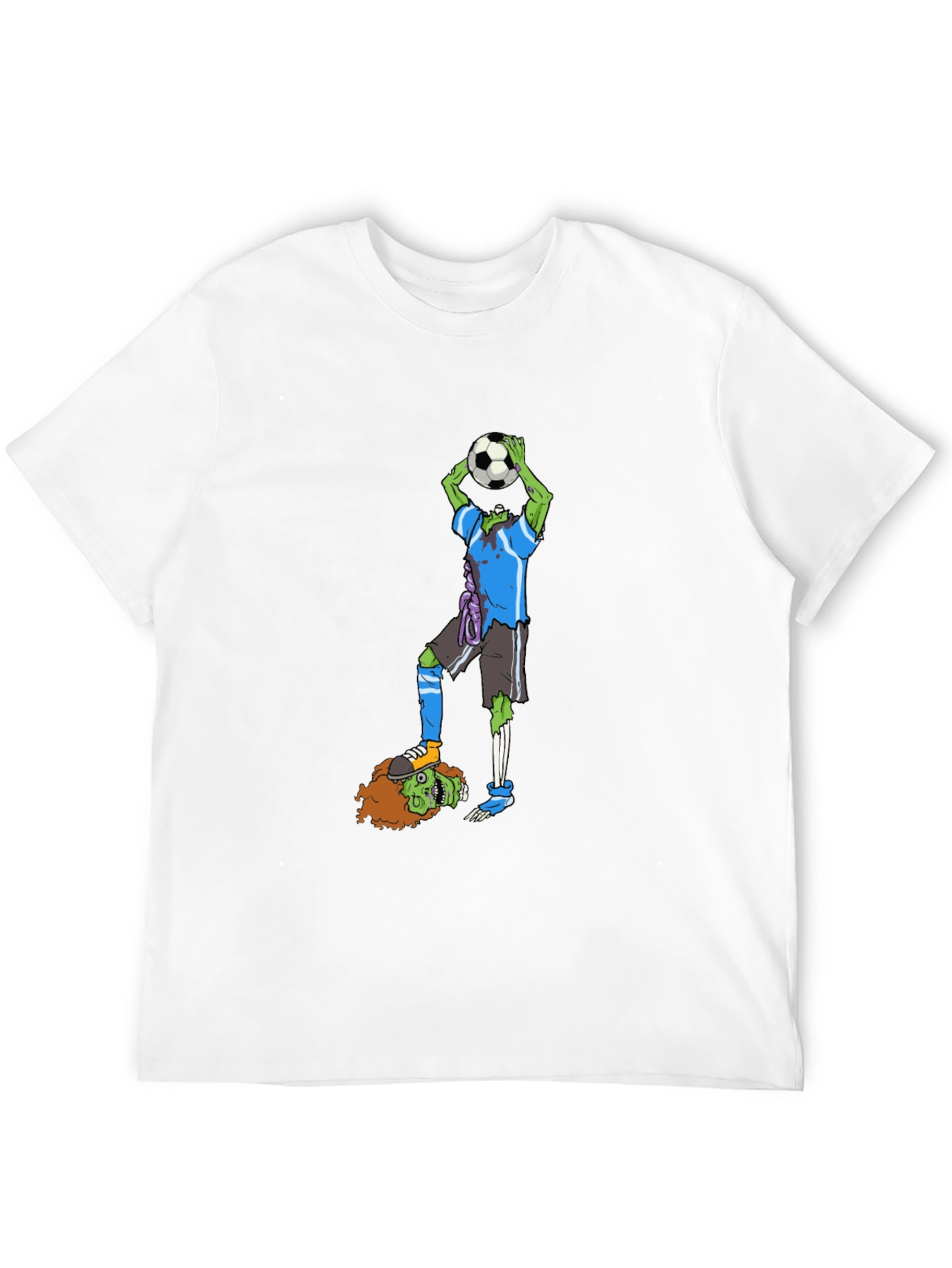 Zombie Soccer T-Shirt - Funny Graphic Tee