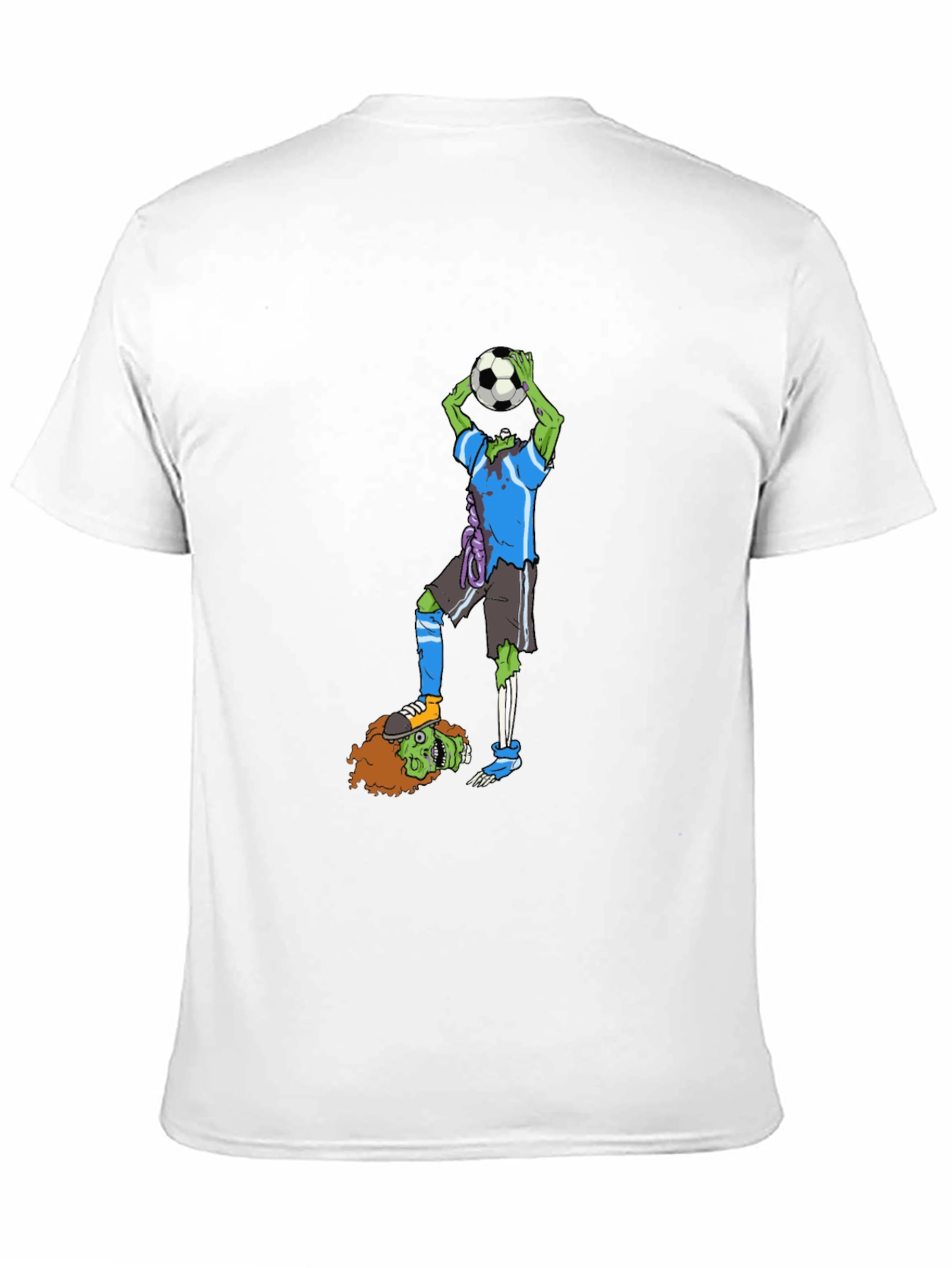 Zombie Soccer T-Shirt - Funny Graphic Tee