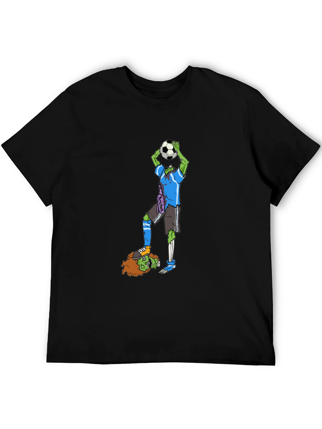 Zombie Soccer T-Shirt - Funny Graphic Tee