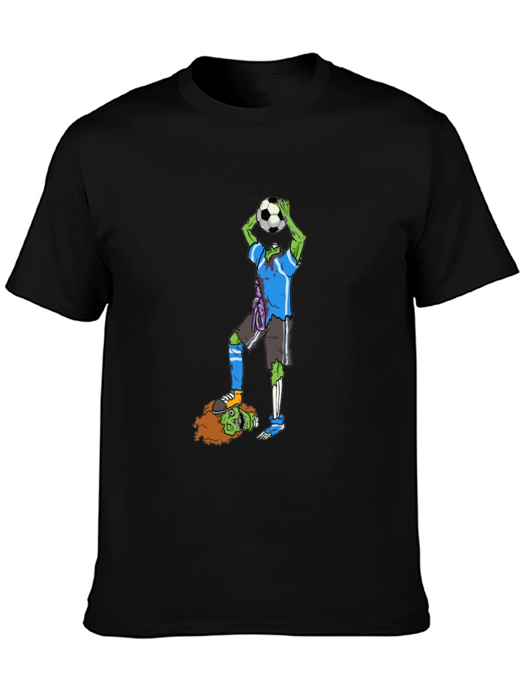 Zombie Soccer T-Shirt - Funny Graphic Tee