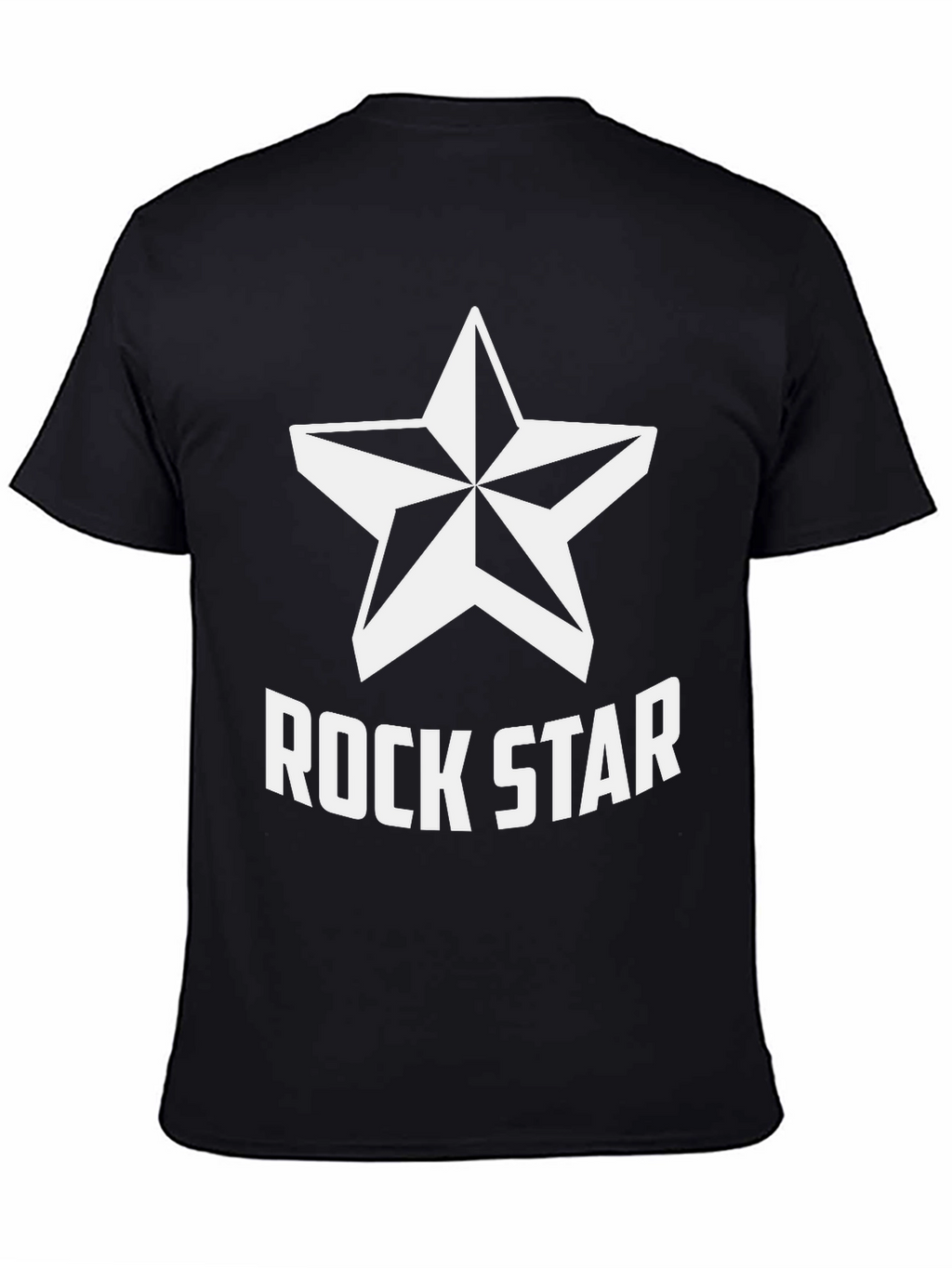 Rock Star Graphic Tee - Cool Black T-Shirt