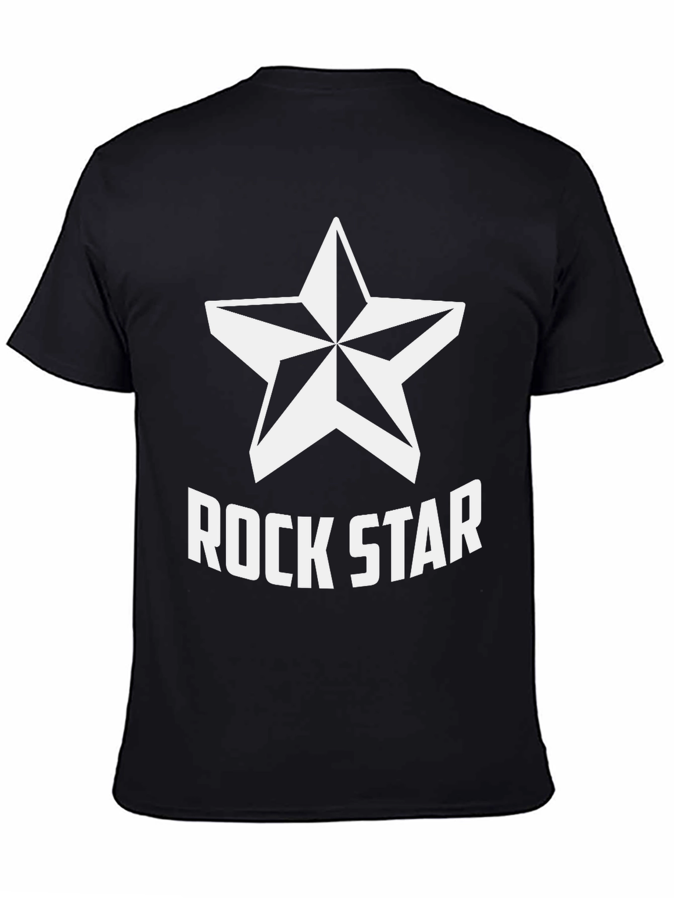 Rock Star Graphic Tee - Cool Black T-Shirt