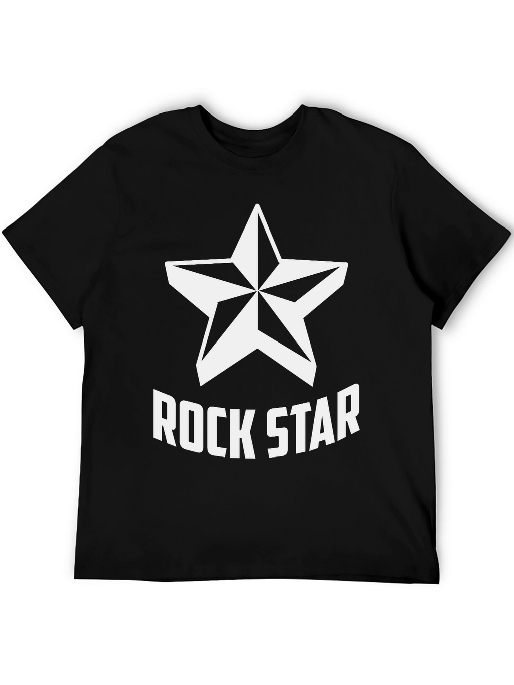 Rock Star Graphic Tee - Cool Black T-Shirt