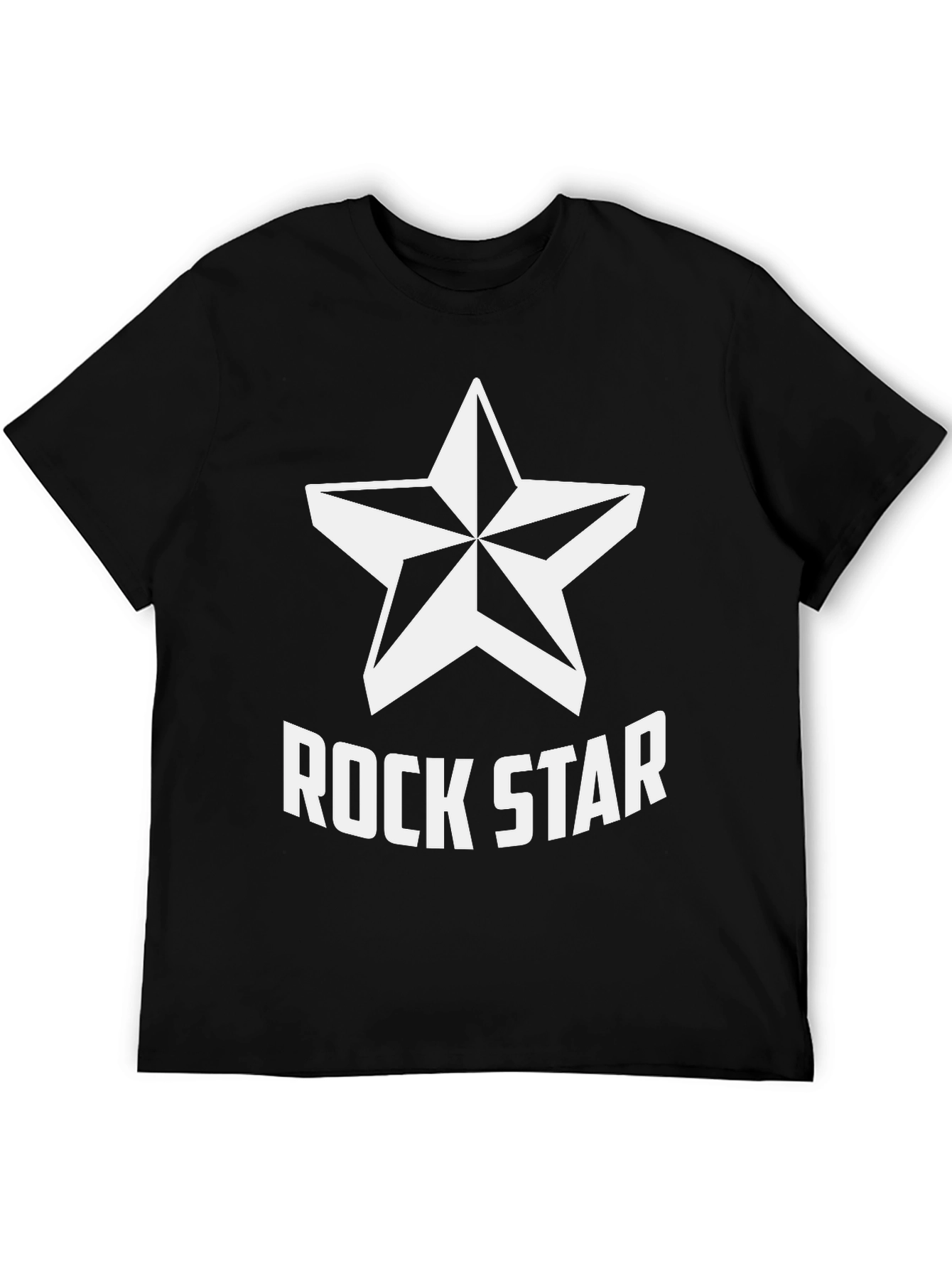 Rock Star Graphic Tee - Cool Black T-Shirt
