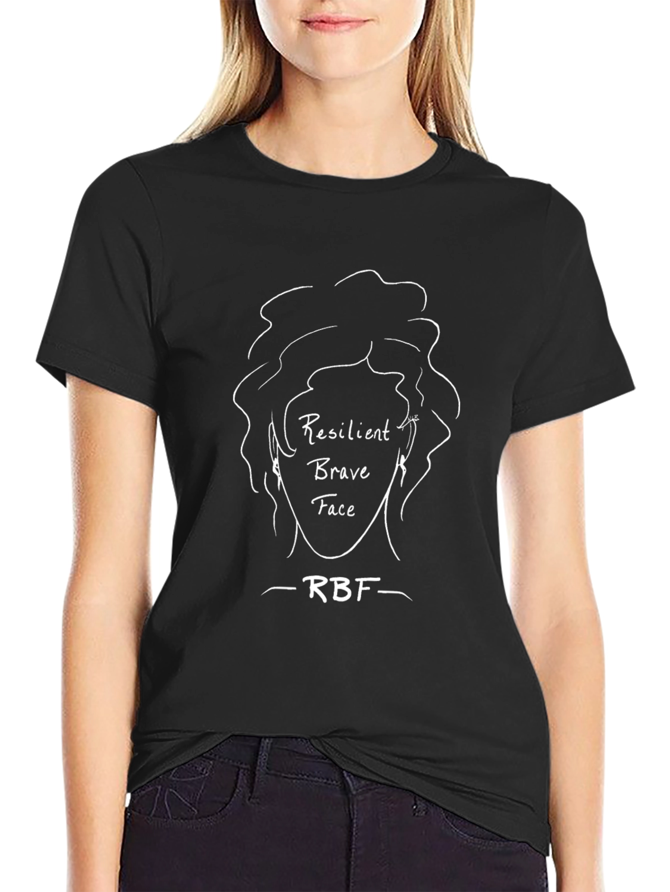 Resilient Brave Face Graphic Tee
