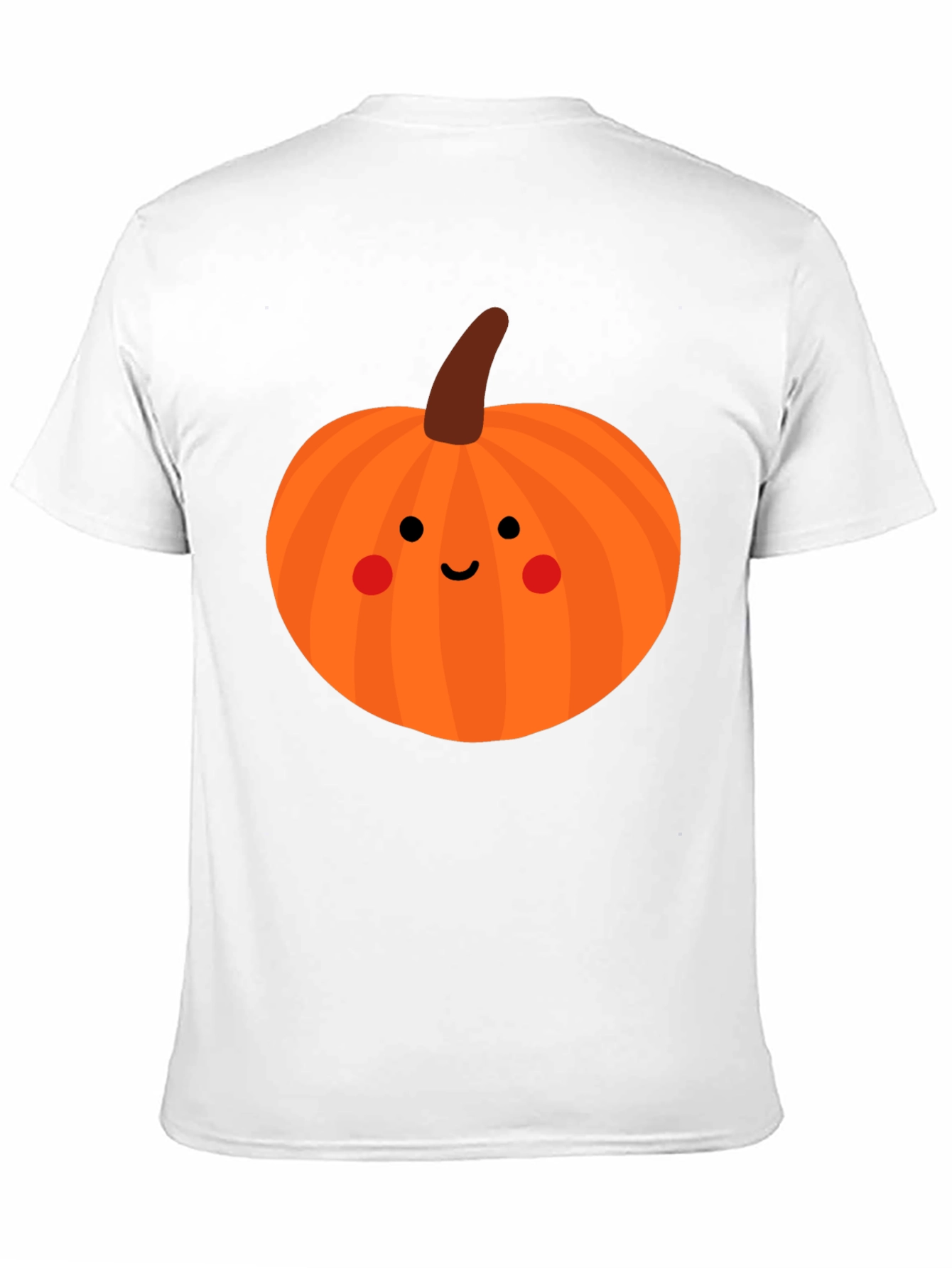 Cute Pumpkin Face Black T-Shirt - Halloween Apparel