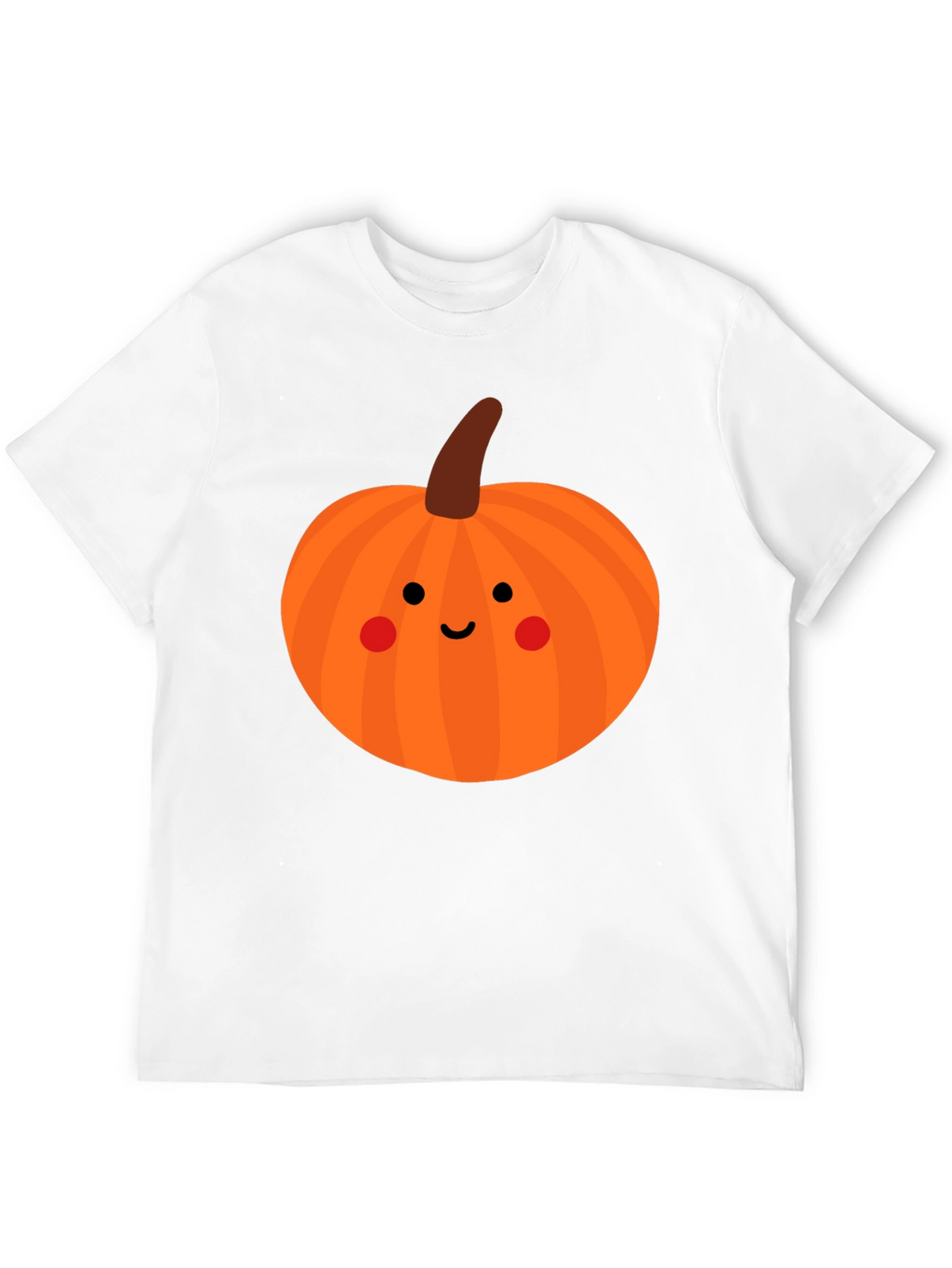 Cute Pumpkin Face Black T-Shirt - Halloween Apparel