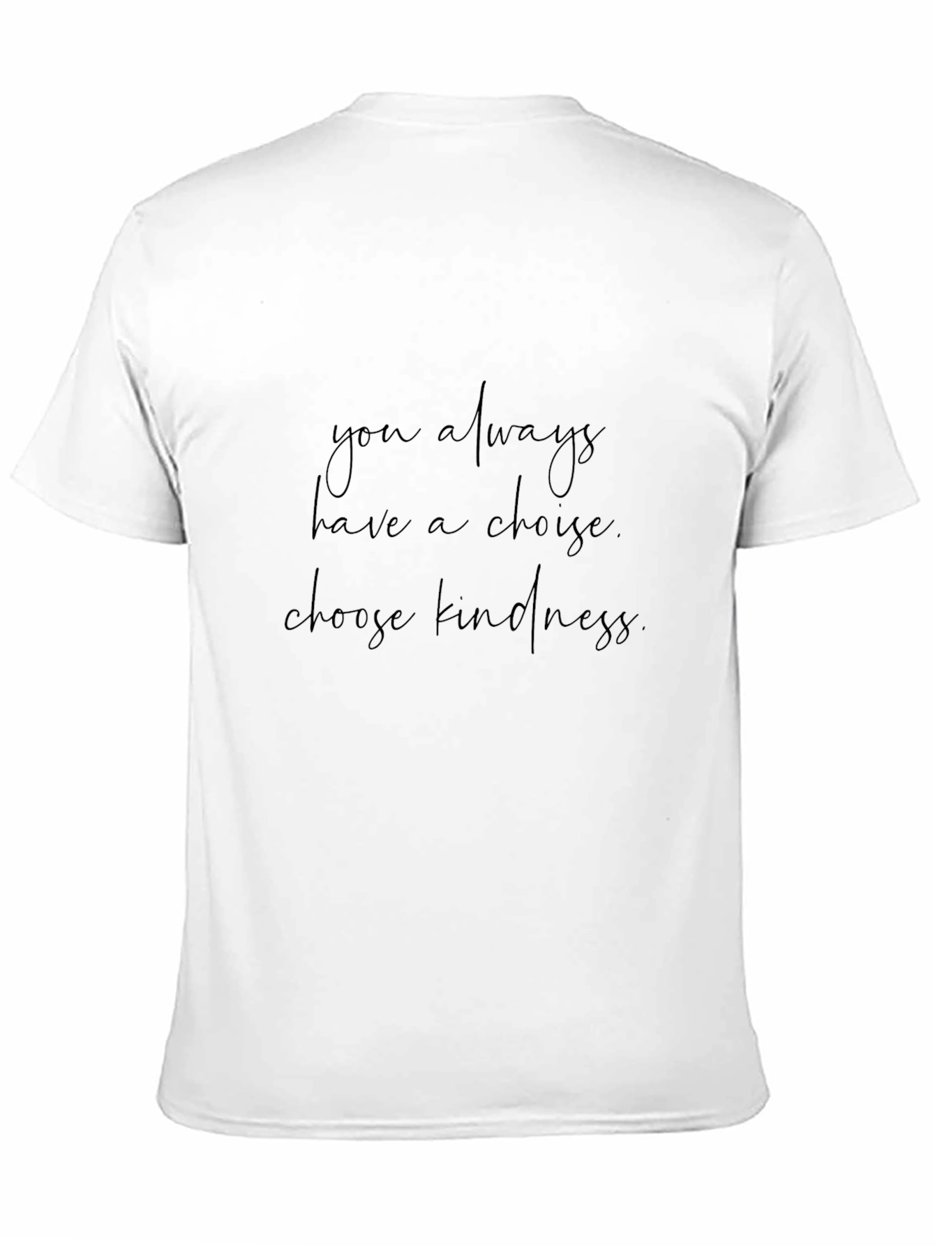 Choose Kindness Graphic Tee - Soft Black T-Shirt