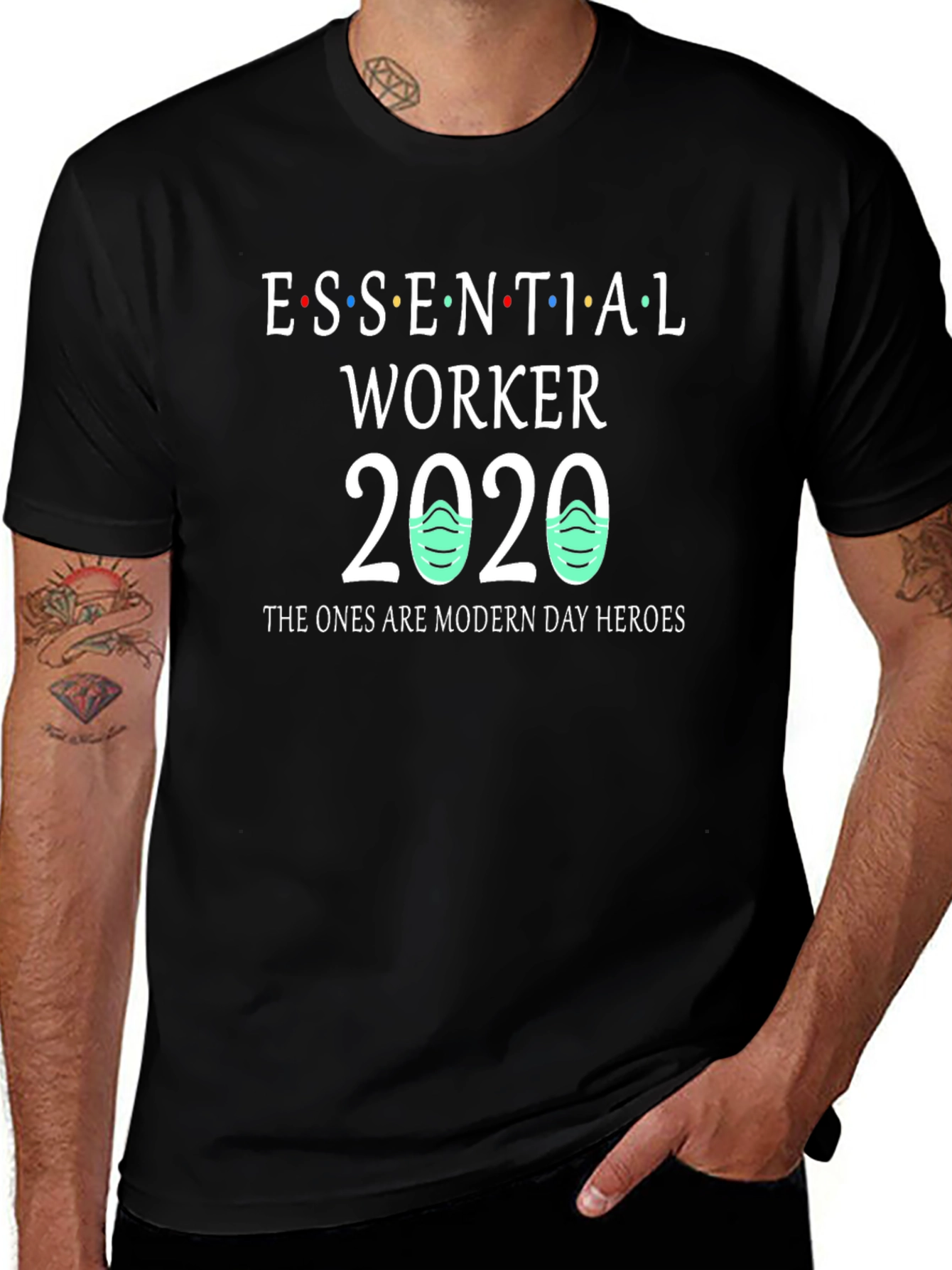 Essential Worker 2020 T-Shirt Modern Day Heroes Tee