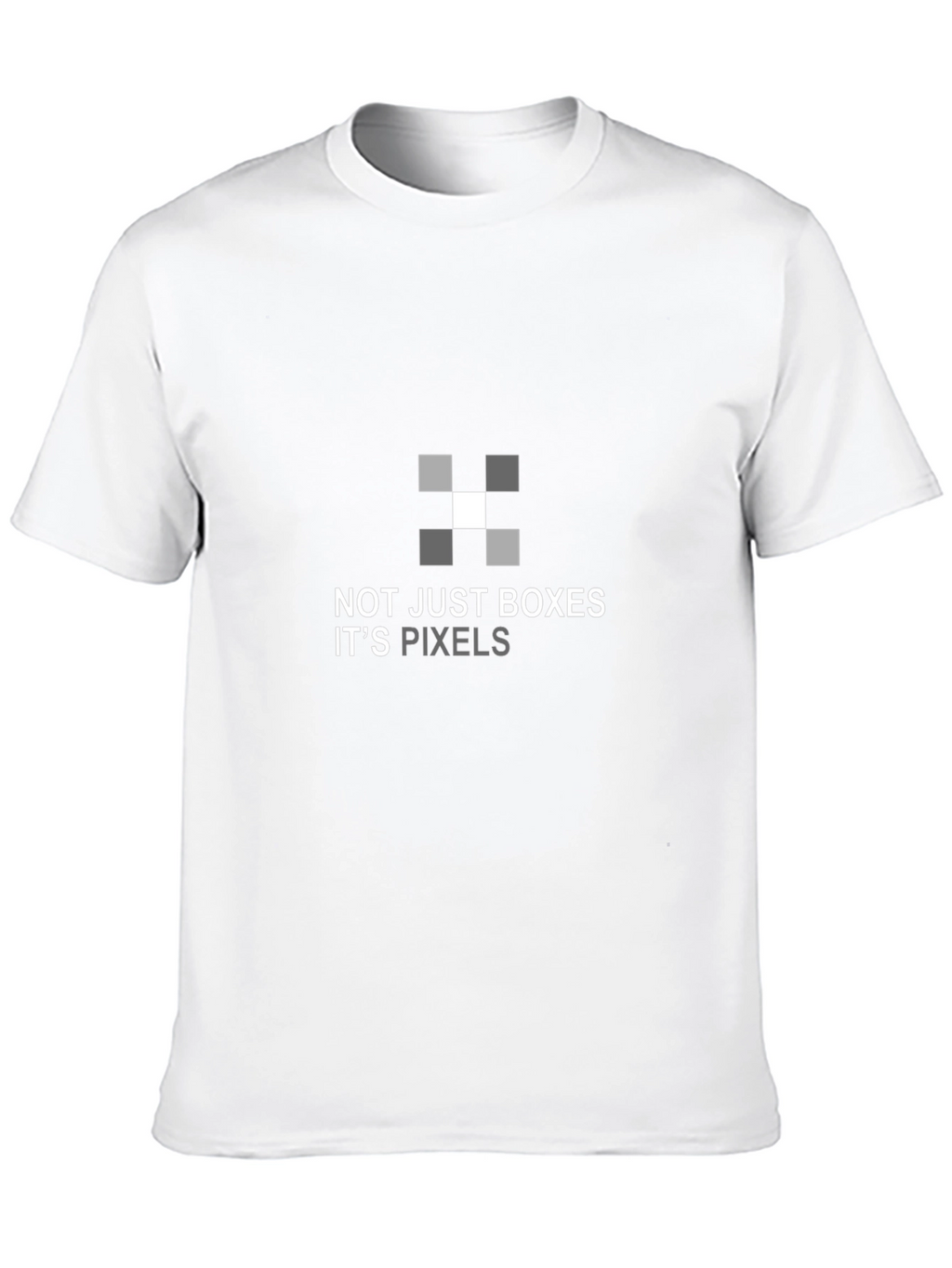 Pixel Art T-Shirt - Not Just Boxes Its Pixels