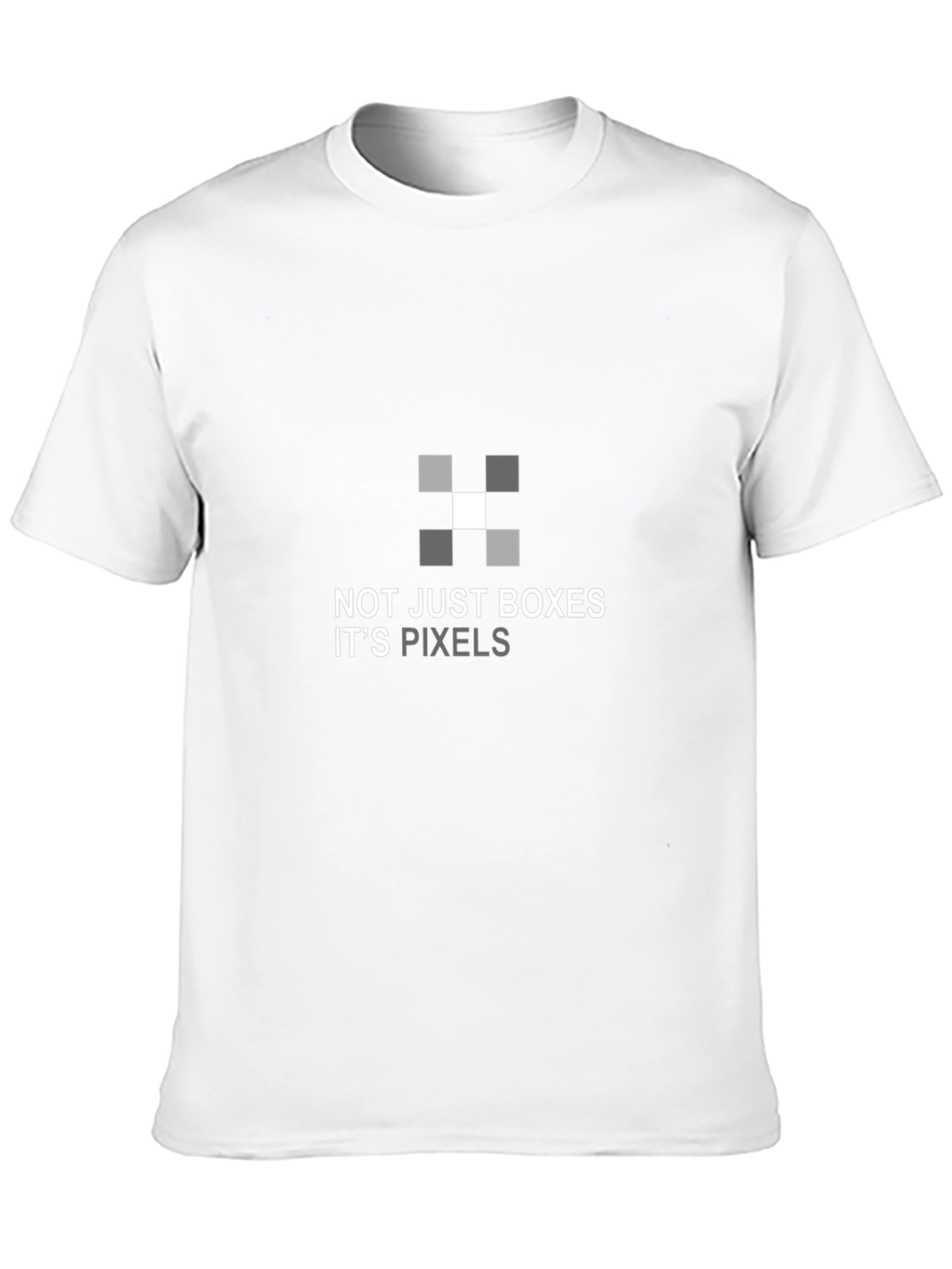 Pixel Art T-Shirt - Not Just Boxes Its Pixels