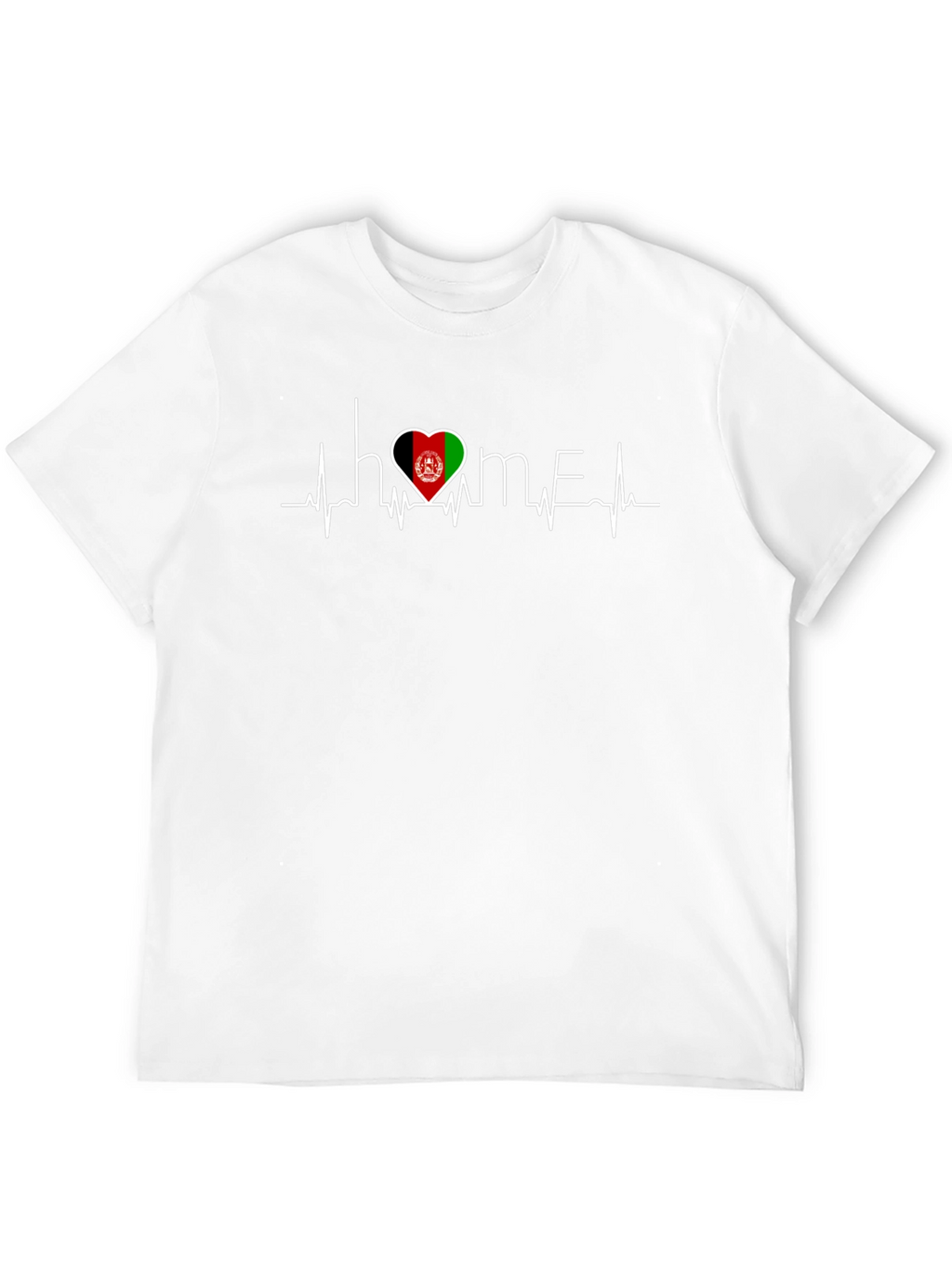 Home Afghanistan Heartbeat T-Shirt - Black