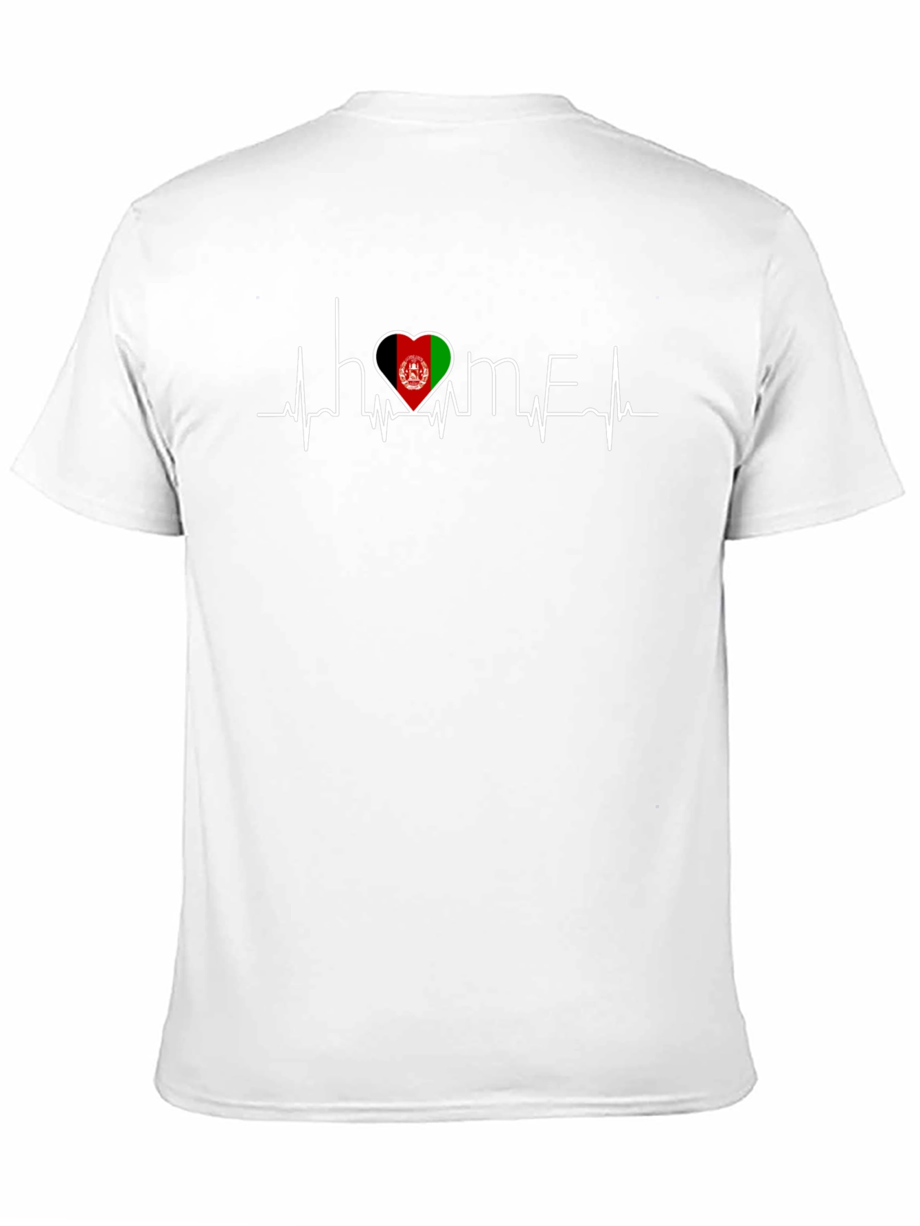 Home Afghanistan Heartbeat T-Shirt - Black