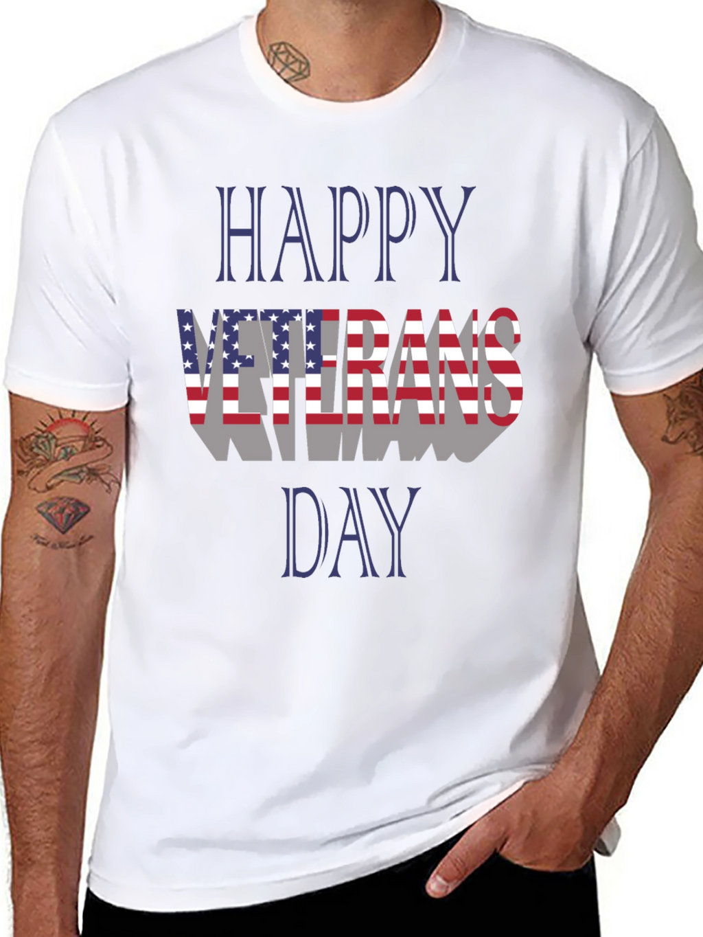 Happy Veterans Day Patriotic T-Shirt
