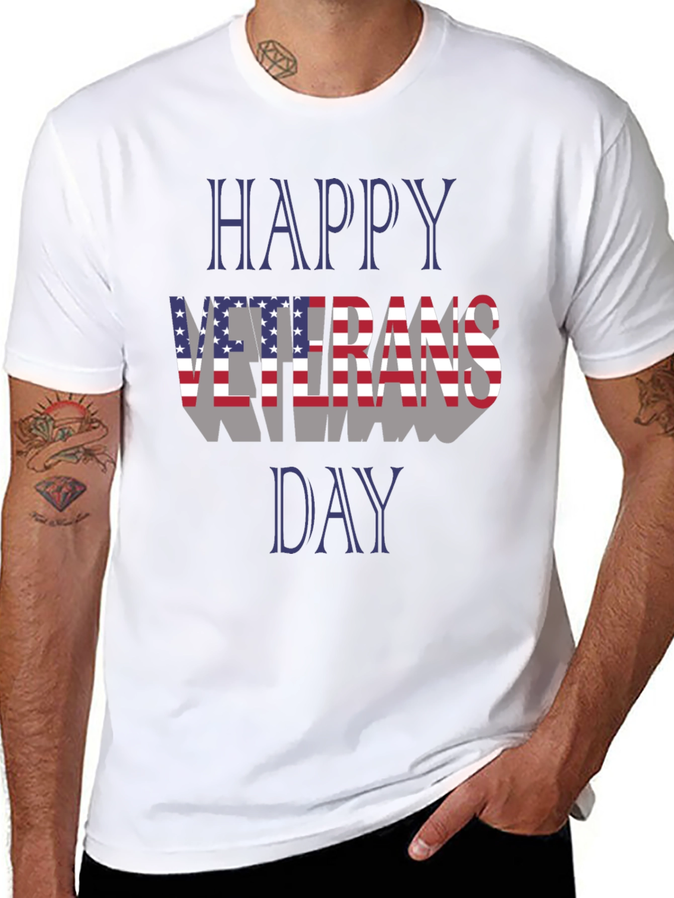 Happy Veterans Day Patriotic T-Shirt